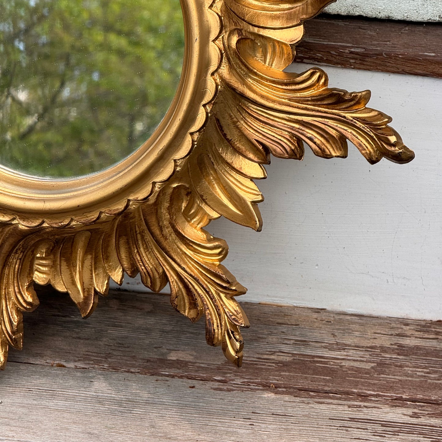 Mid Century Modern Italian Starburst Mirror