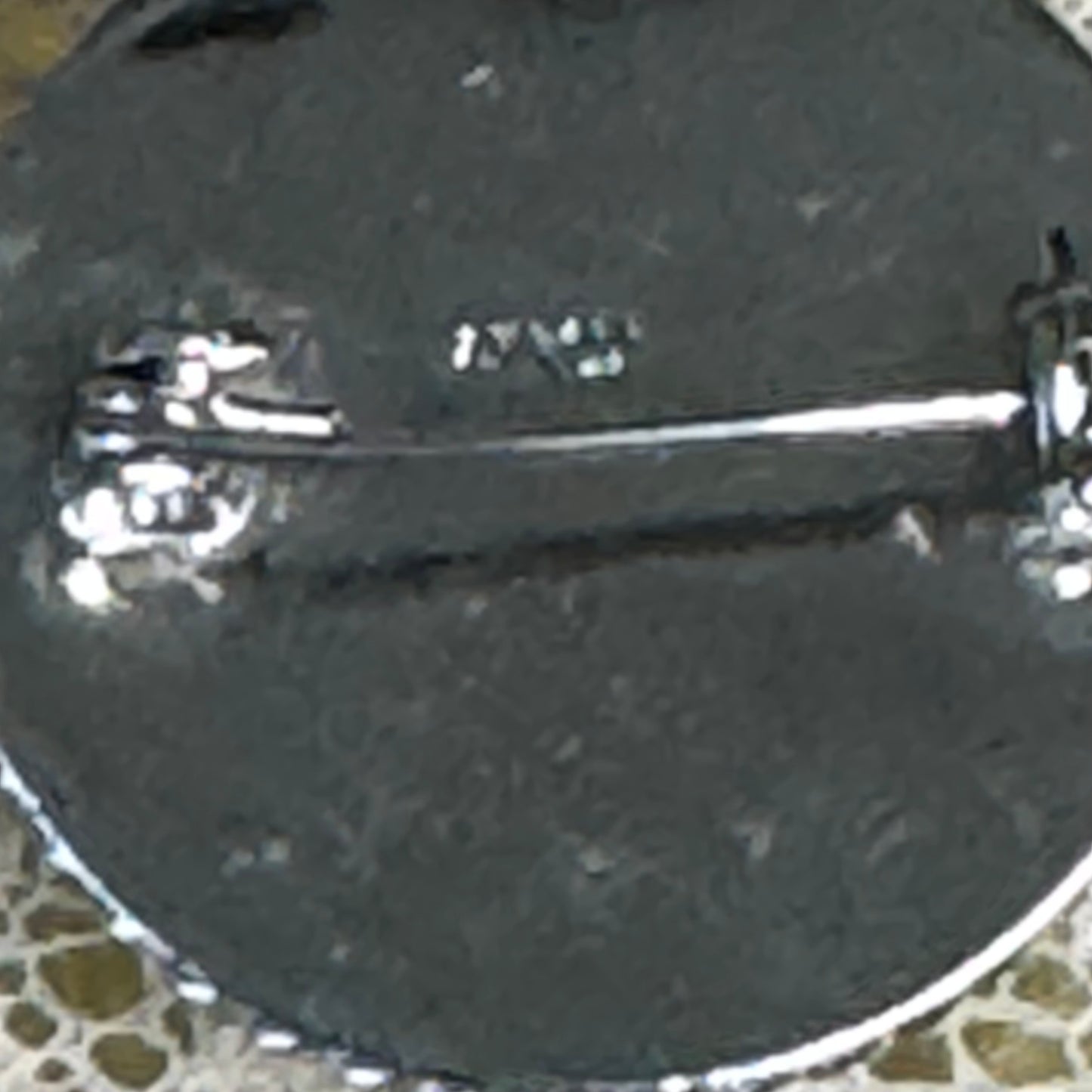Vintage Italian Micro Mosaic Pin