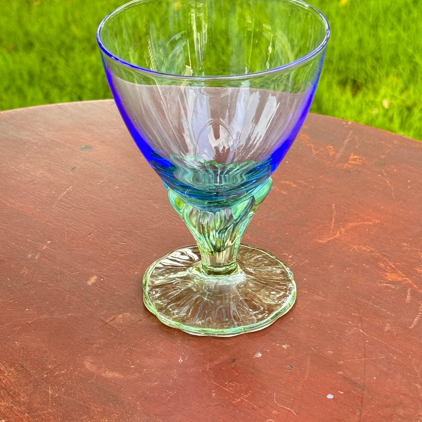 Italian Bahia Bormiolo Rocco Tall Sherbet Glass
