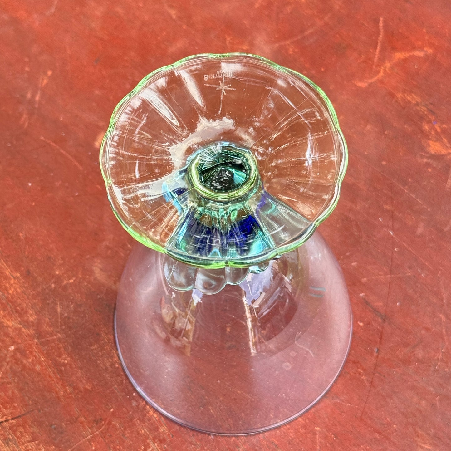 Italian Bahia Bormiolo Rocco Tall Sherbet Glass