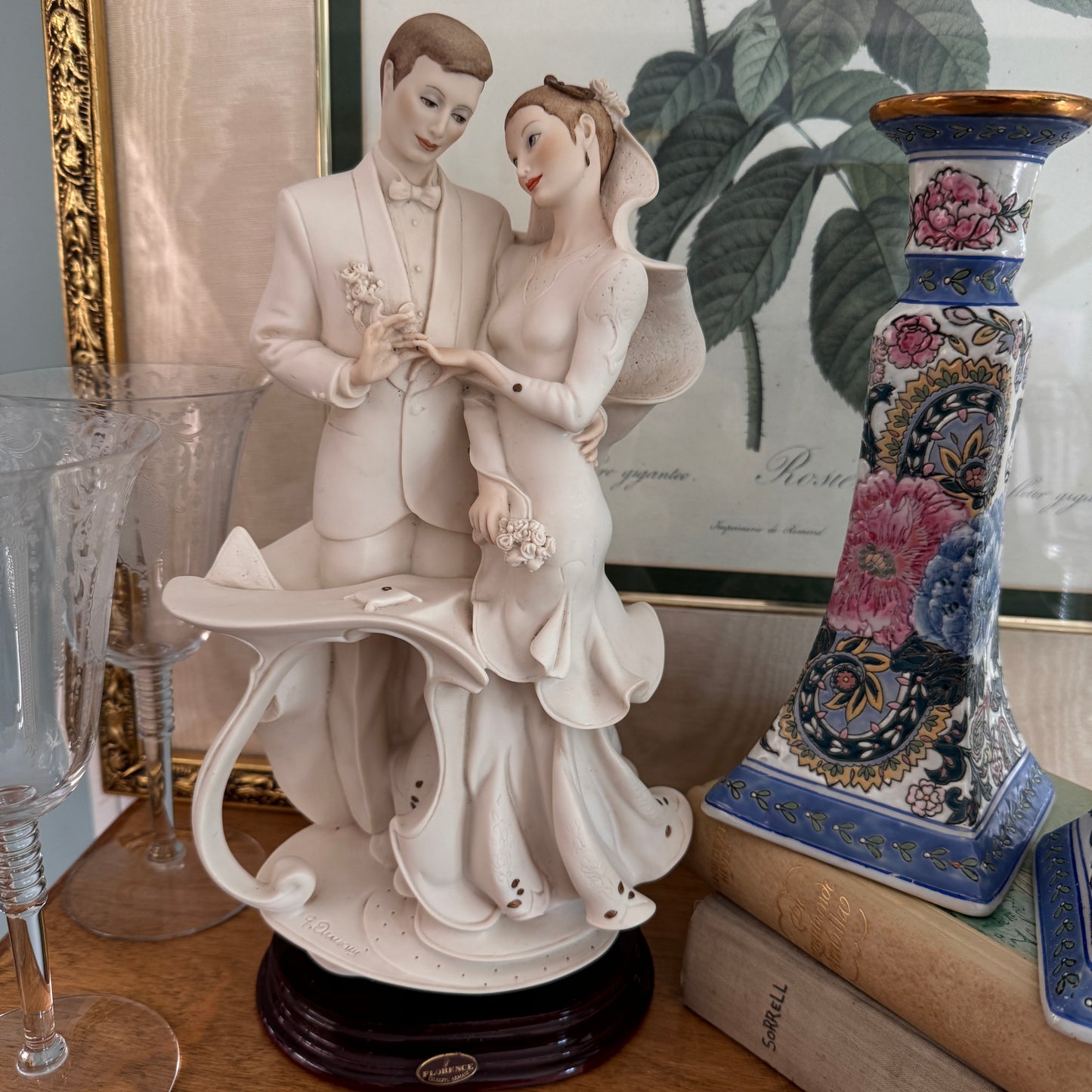Vintage Guiseppe Armani "Happy Forever" Italian Capodimonte Figurine