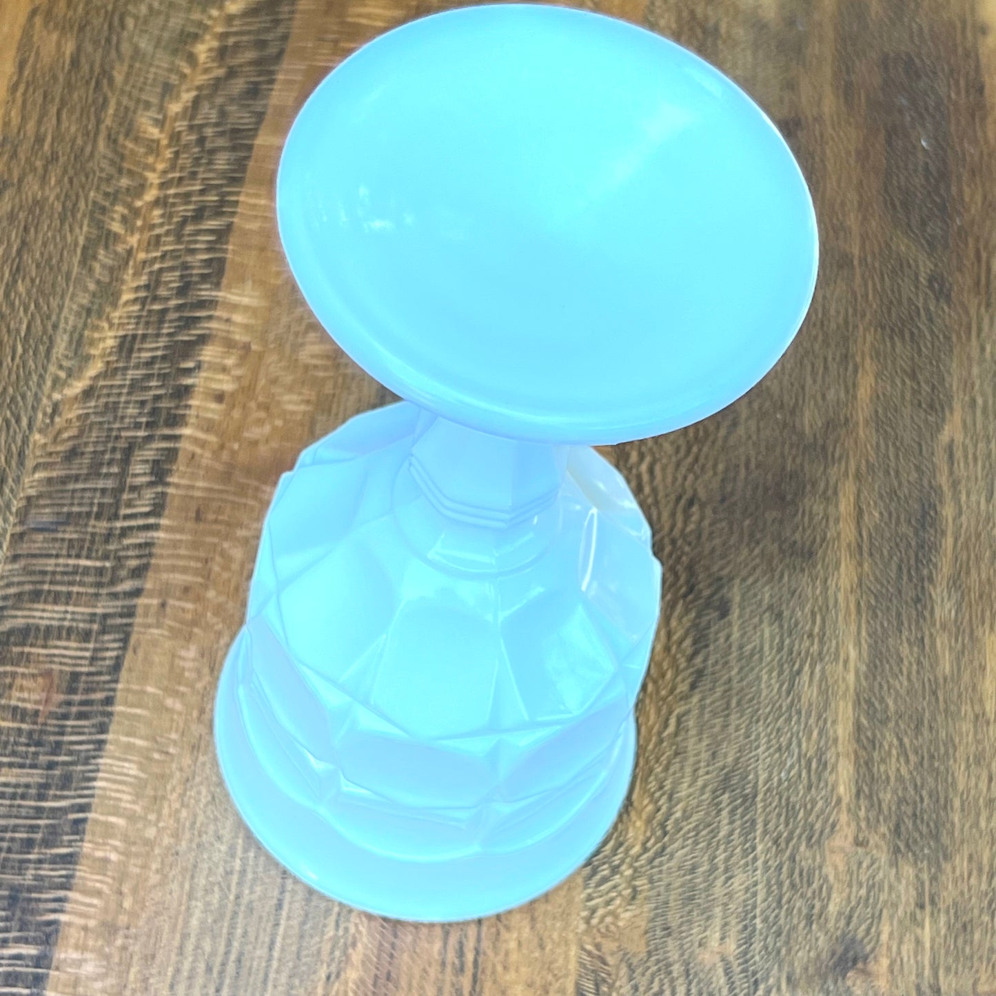 Indiana Constellation Milk Glass Goblet & Three Moderntone Platonic Glasses