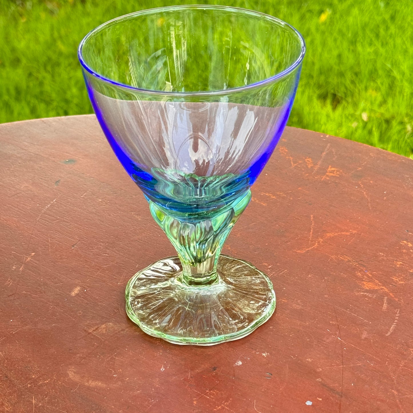 Italian Bahia Bormiolo Rocco Tall Sherbet Glass