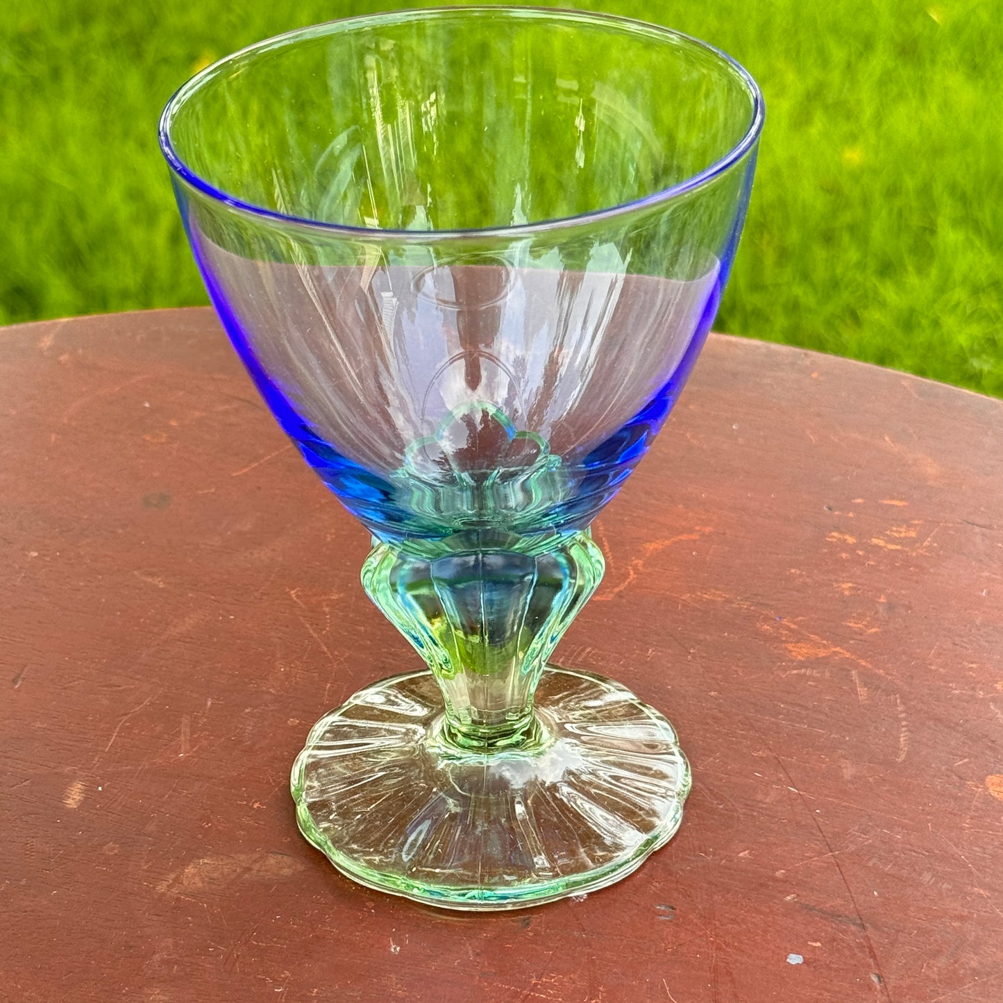 Italian Bahia Bormiolo Rocco Tall Sherbet Glass