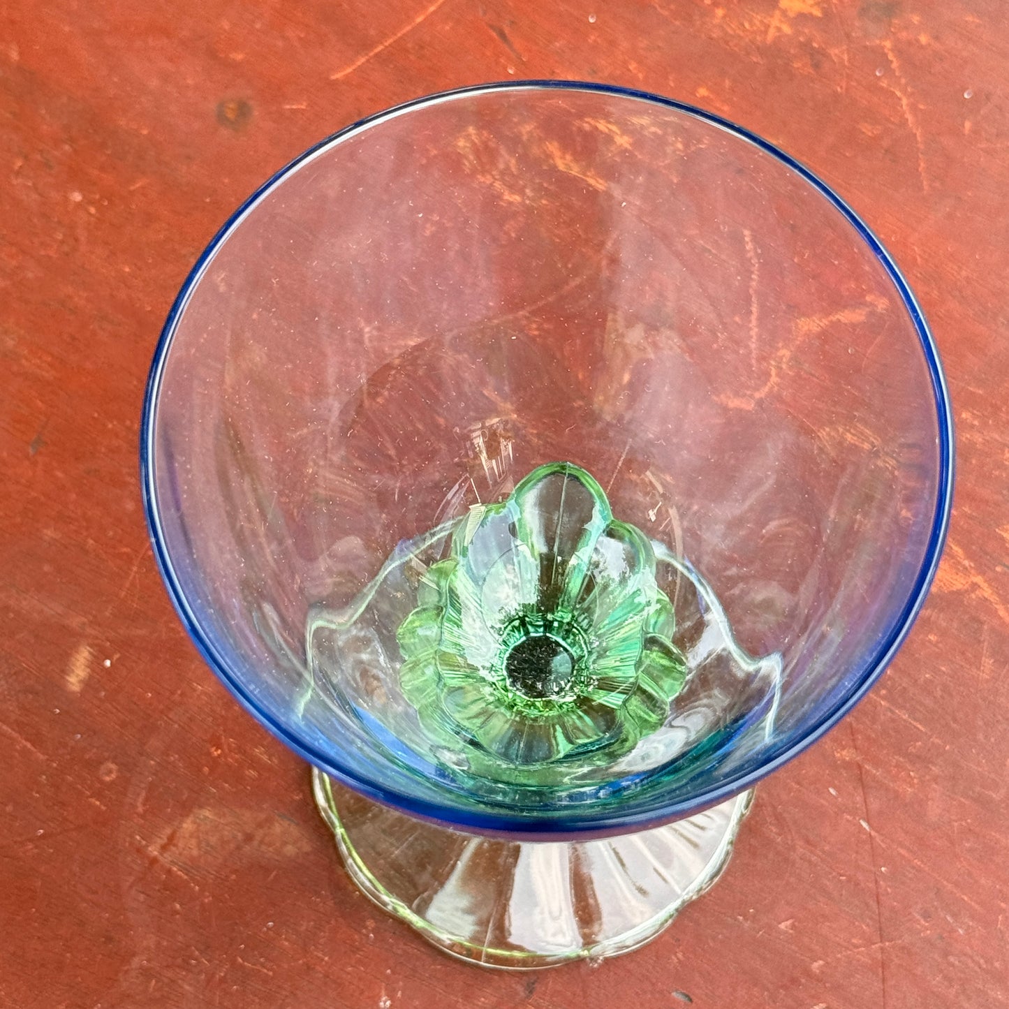Italian Bahia Bormiolo Rocco Tall Sherbet Glass