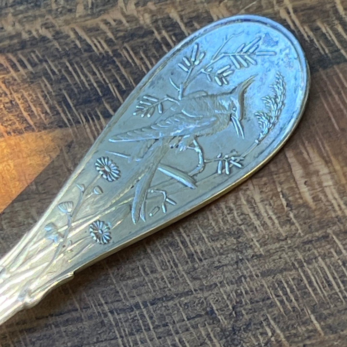 Japanese By Tiffany & Co Sterling Silver Fish Fork Audubon