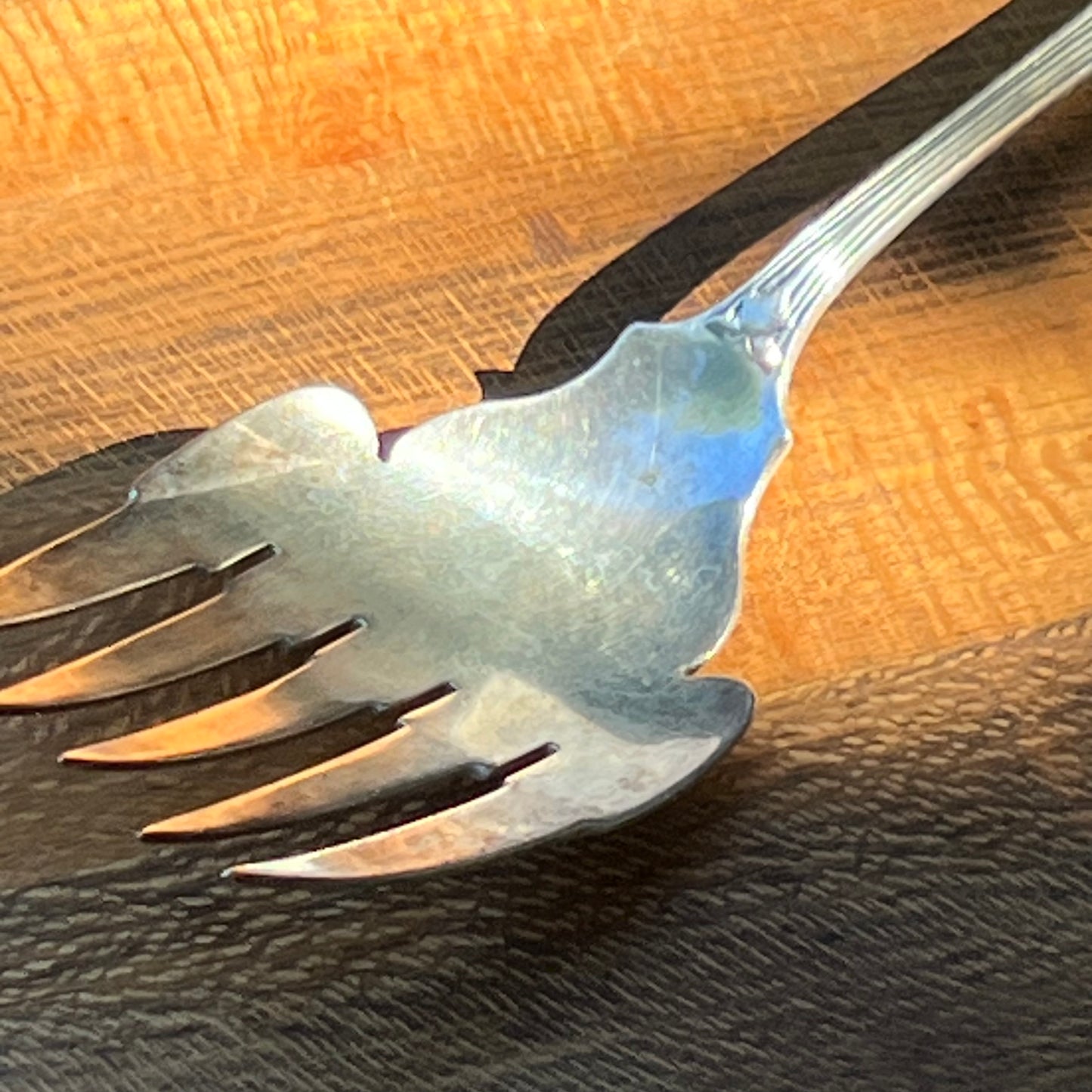 Japanese By Tiffany & Co Sterling Silver Fish Fork Audubon
