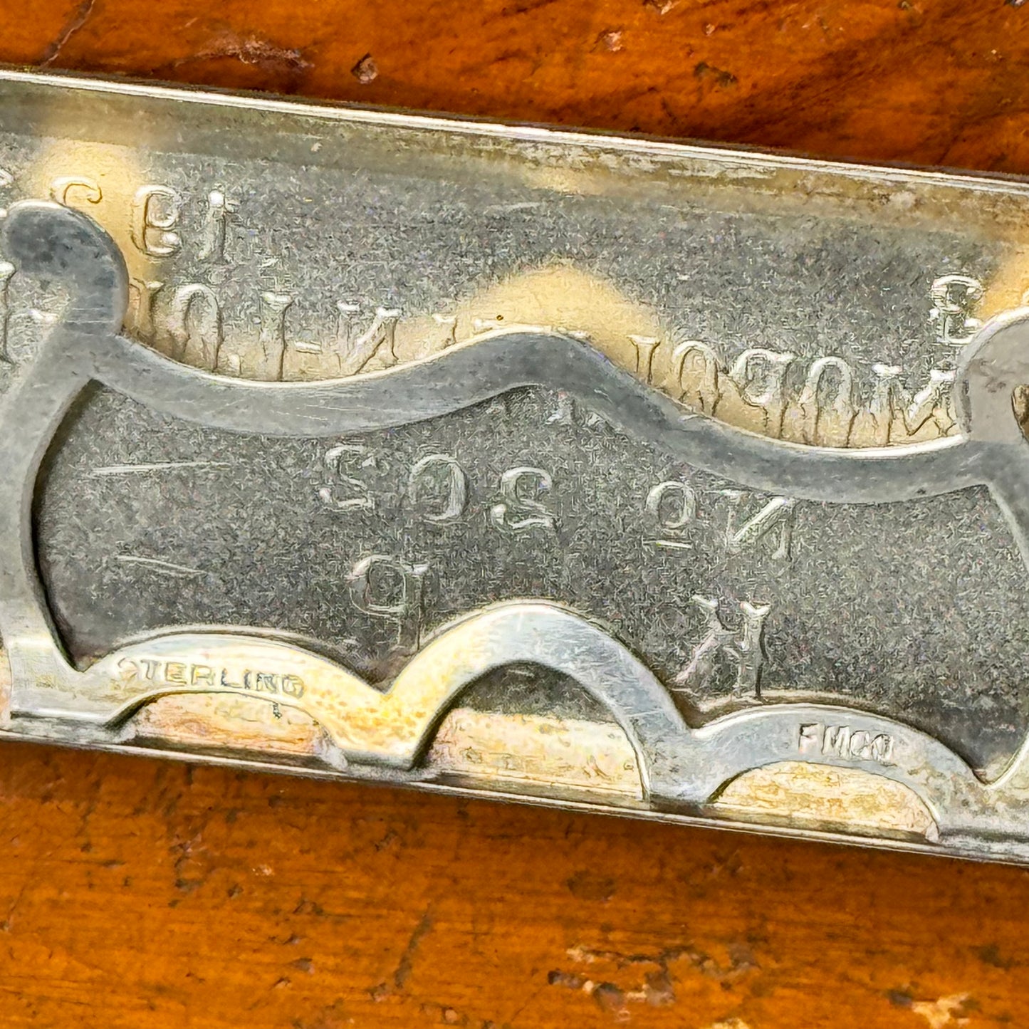 Antique Knights of Pythias Secret Society Sterling Finberg Mfg Co. Card Case