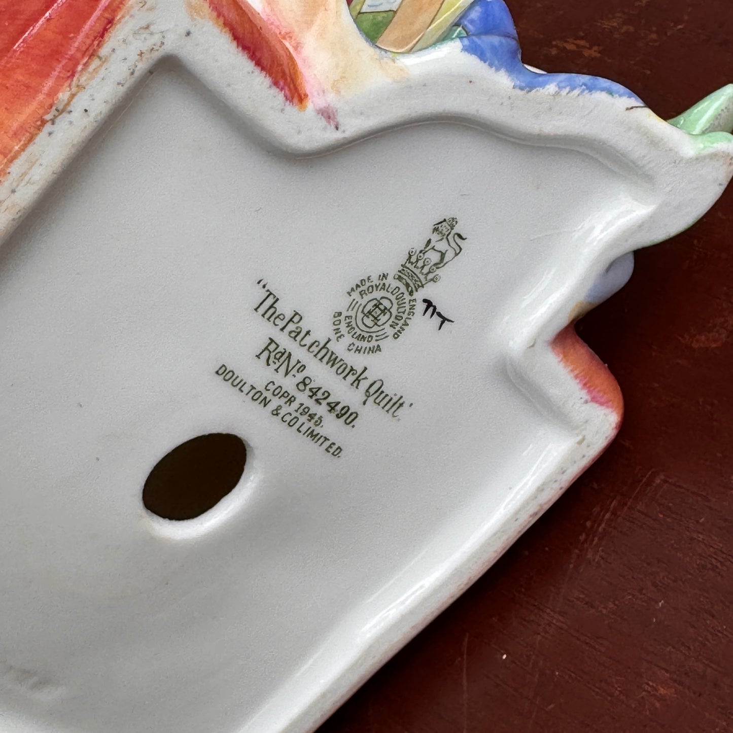 Vintage Royal Doulton "The Patchwork Quilt"