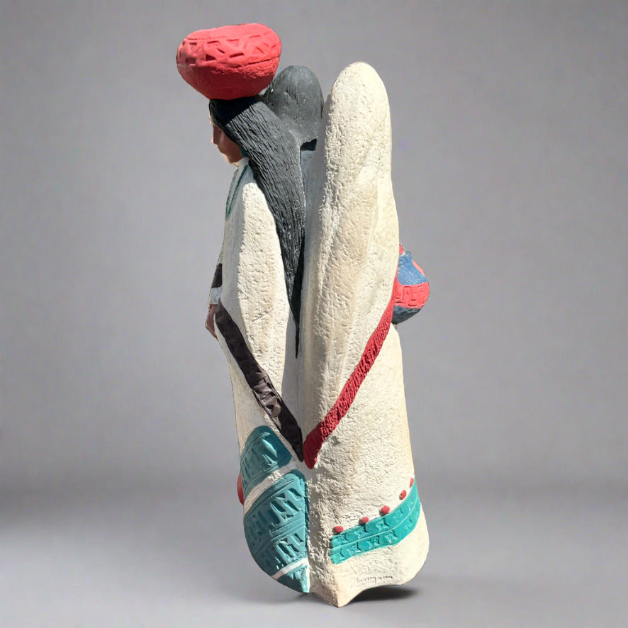 Vintge Austin Productions Sculpture Acoma Spirits Southwestern