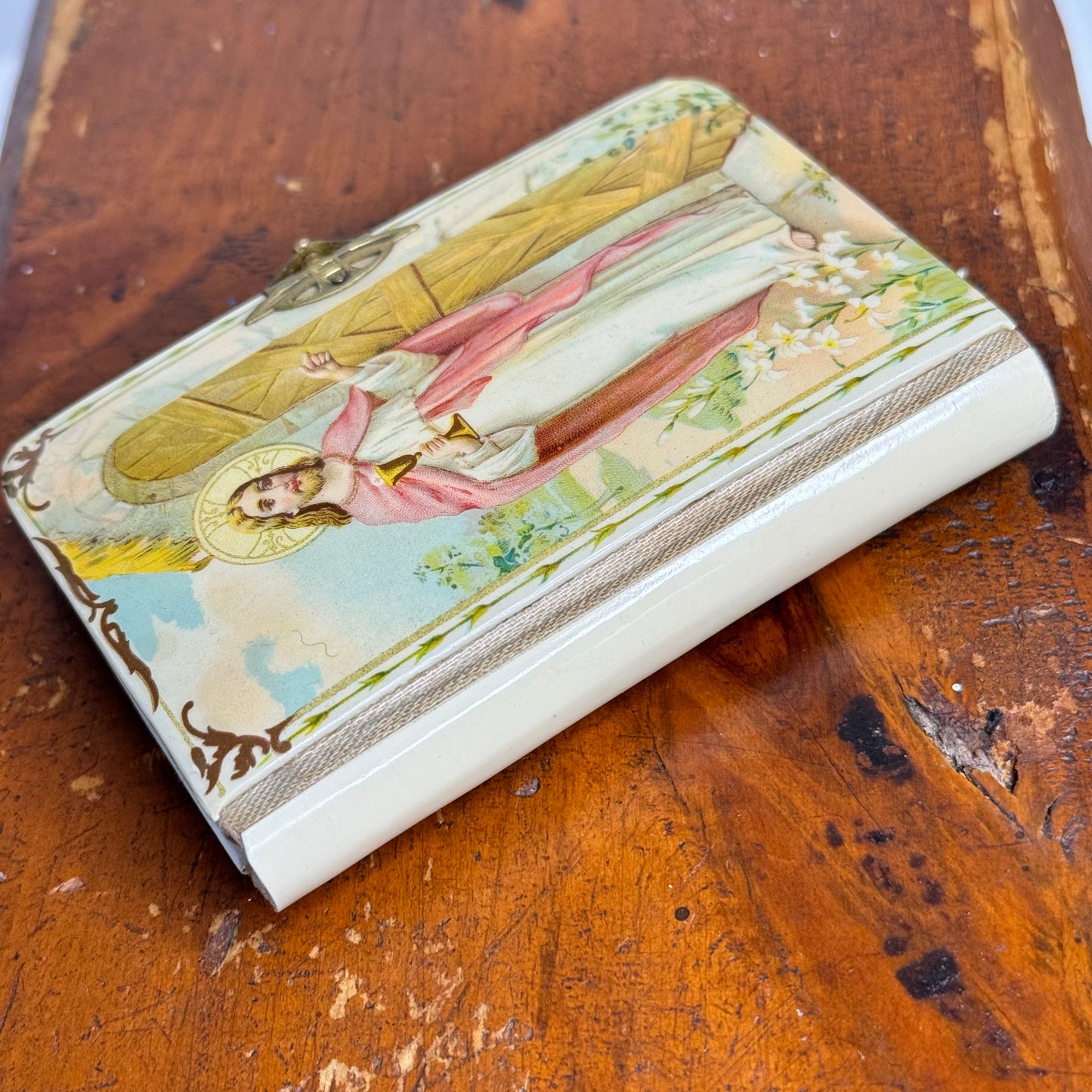 Vintage Miniature Celluloid The Little Child's Prayer Book 1929