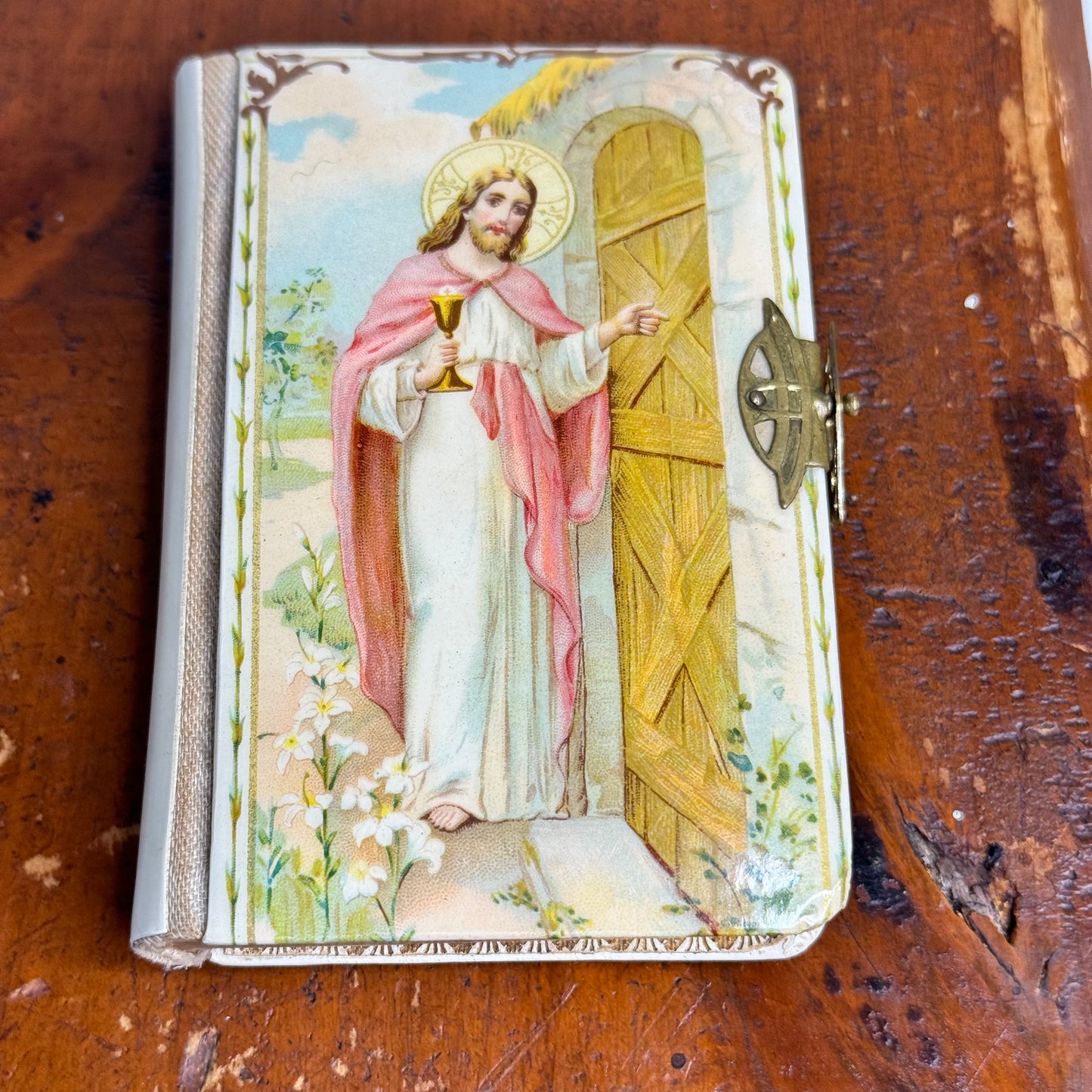 Vintage Miniature Celluloid The Little Child's Prayer Book 1929