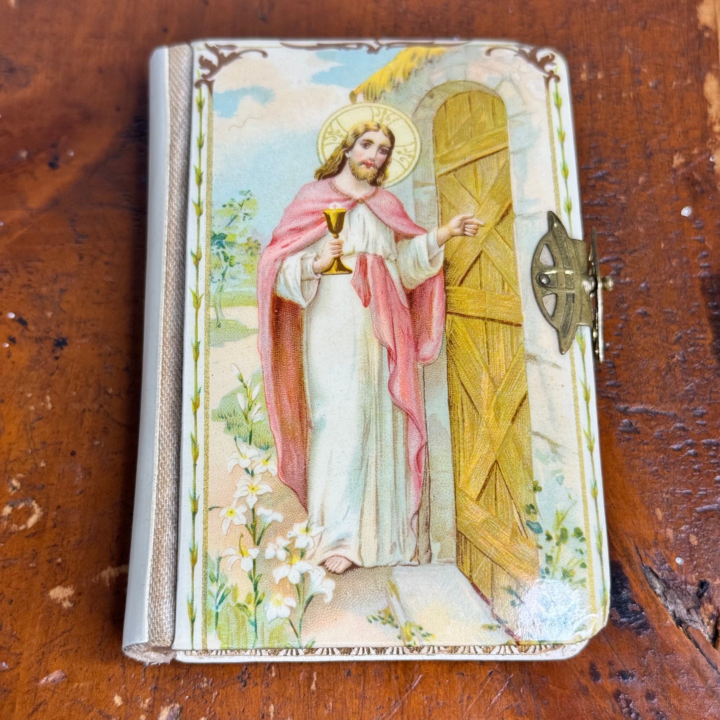 Vintage Miniature Celluloid The Little Child's Prayer Book 1929