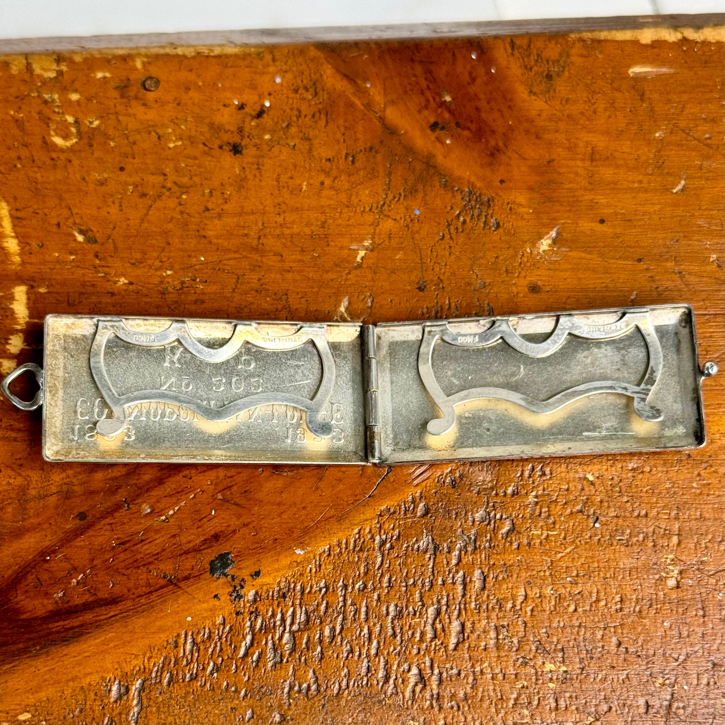 Antique Knights of Pythias Secret Society Sterling Finberg Mfg Co. Card Case