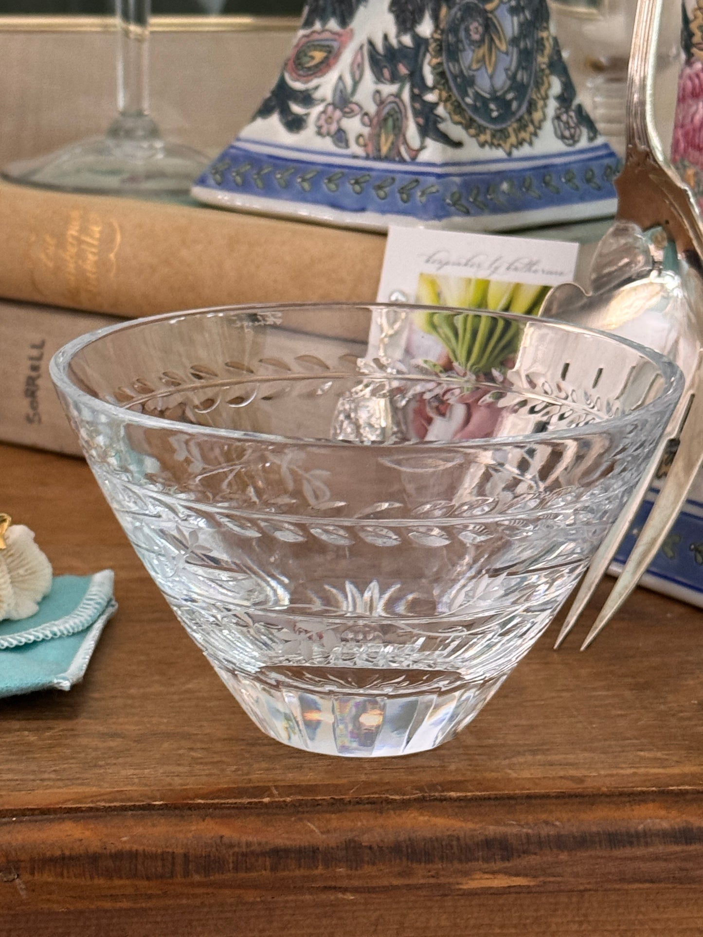 Faberge Luxembourg Crystal Bowl