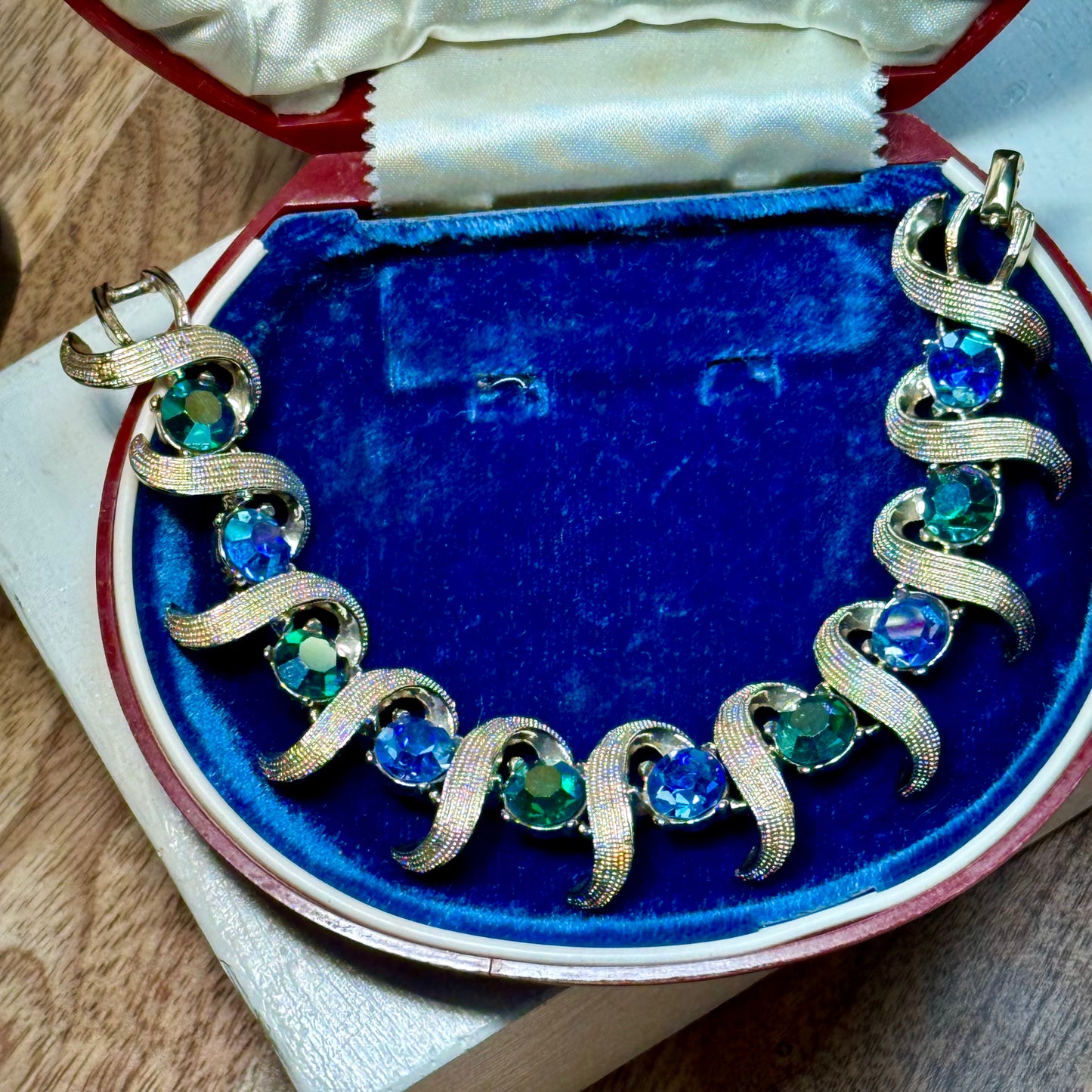 Vintage Kramer Rhinestone Bracelet