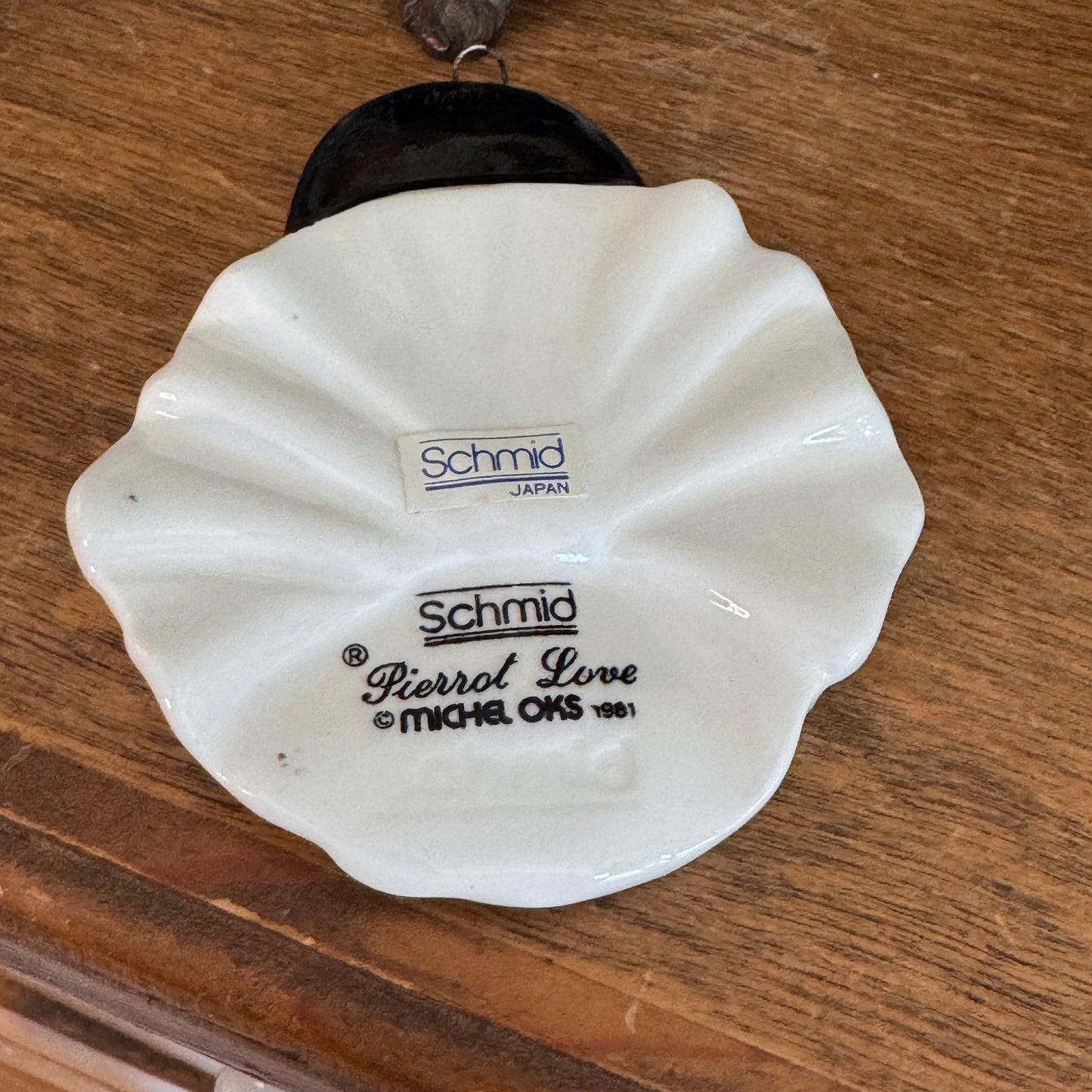 Vintage Pierrot Love Michel Oks Japanese Schmid Ornament
