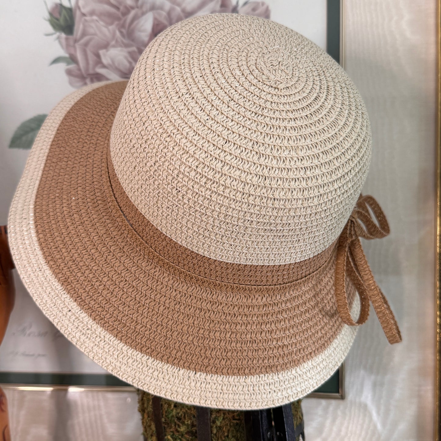 Marcus Adler New York 100% Paper Summer Hat Flapper Style