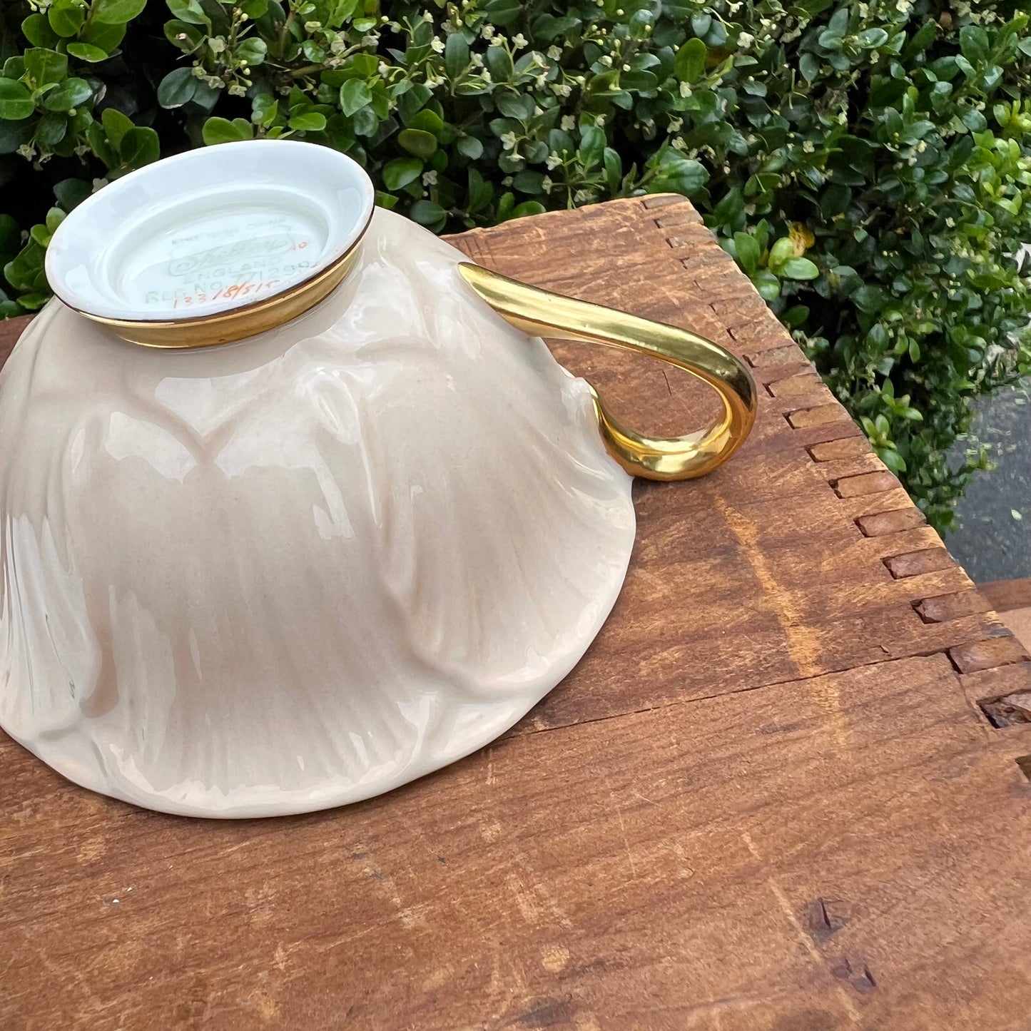 Vintage Aynsley Apricot Oleander Tea Cup & Saucer