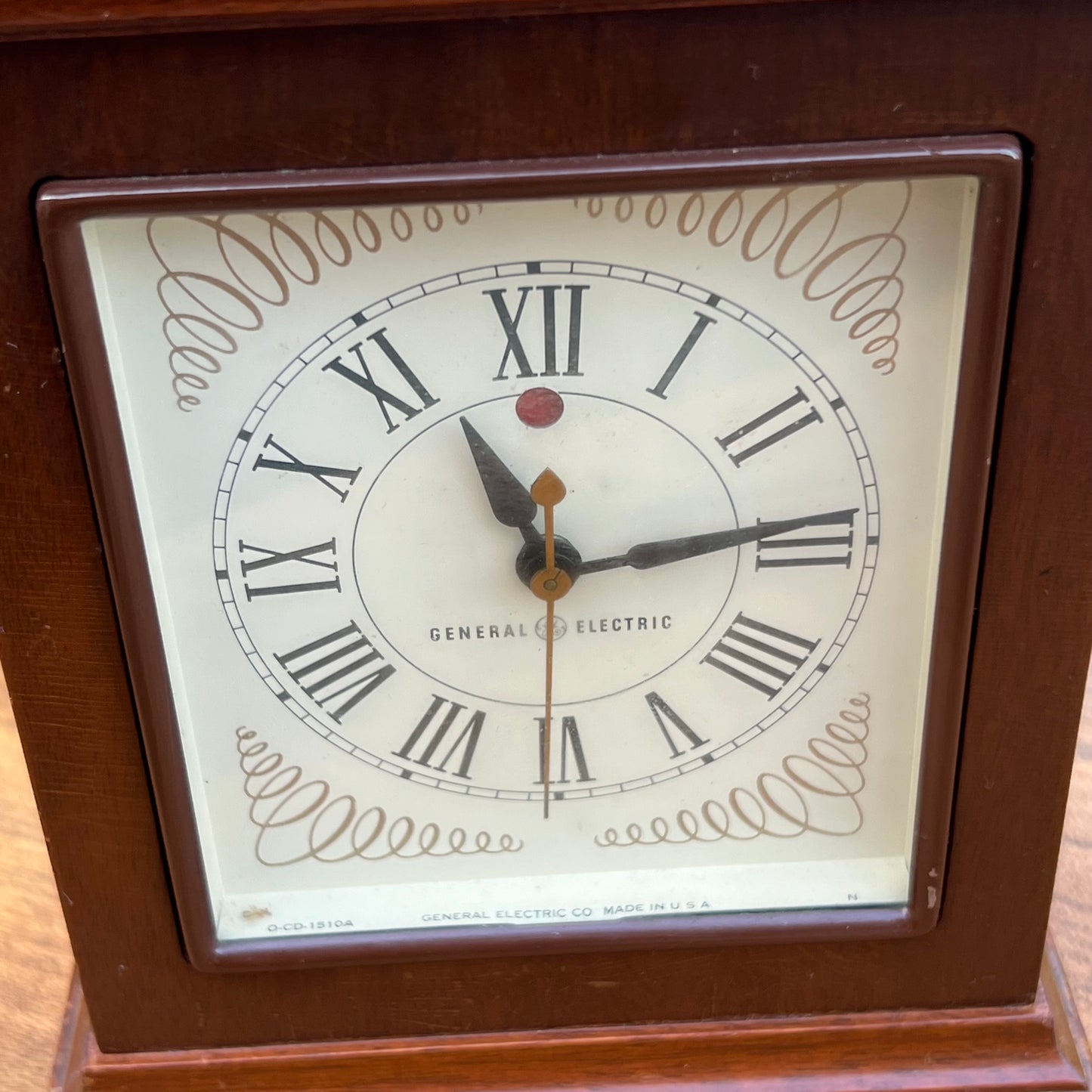 Vintage General Electric Wood Case Mantle Clock