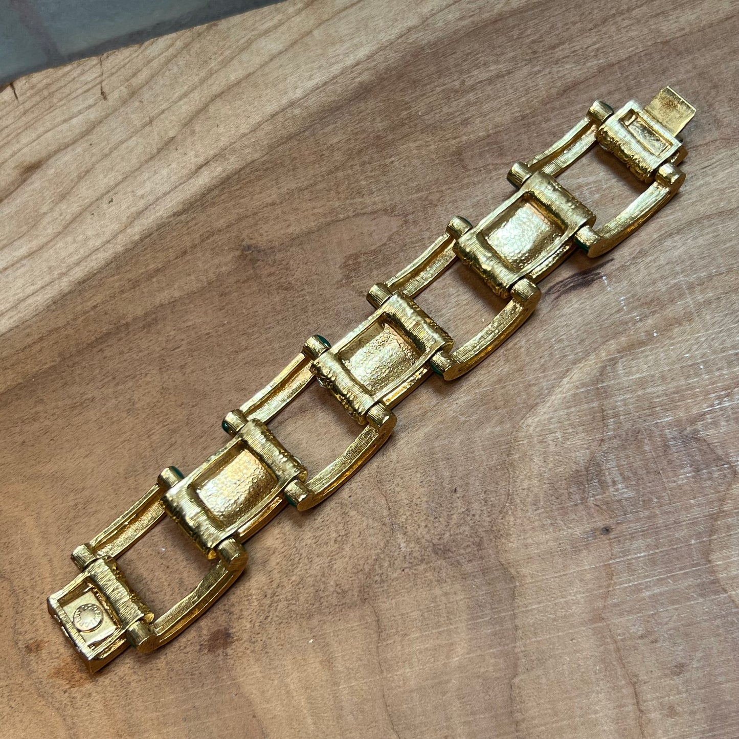 J Crew Enamel & Rhinestone Linked Bracelet