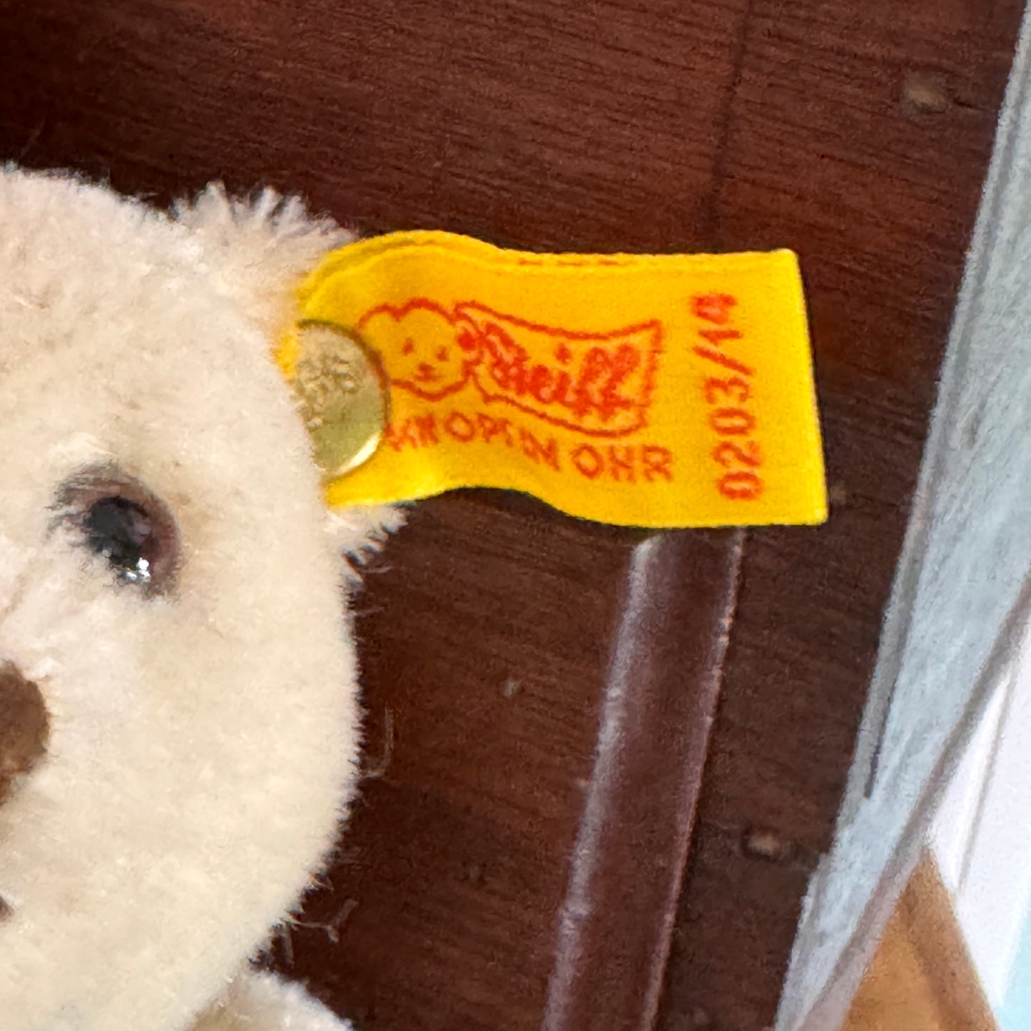 Steiff Cream Colored Bear 0203/14