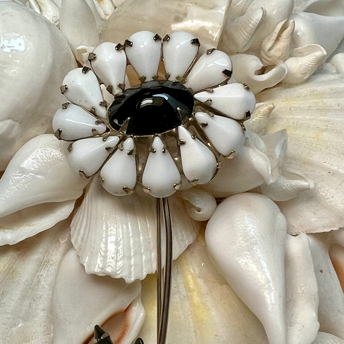 Showstopping Vintage Rhinestone Flower Pin