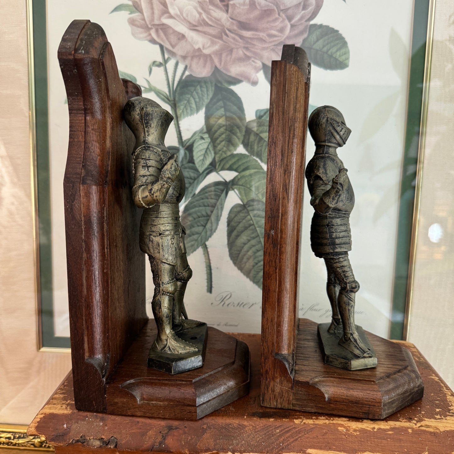Two Vintage Italian Medieval Knight Figurines