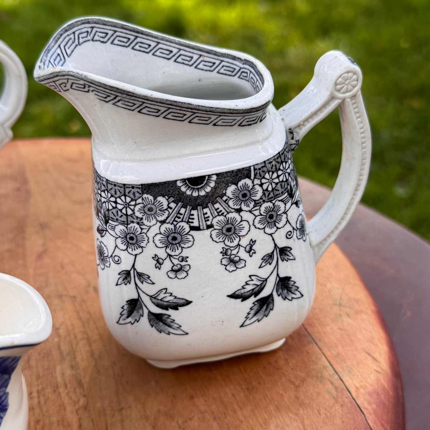 Collection of Three Creamers Royal Stafford Spring Garden And A. F. Foley Transferware Milk Jugs