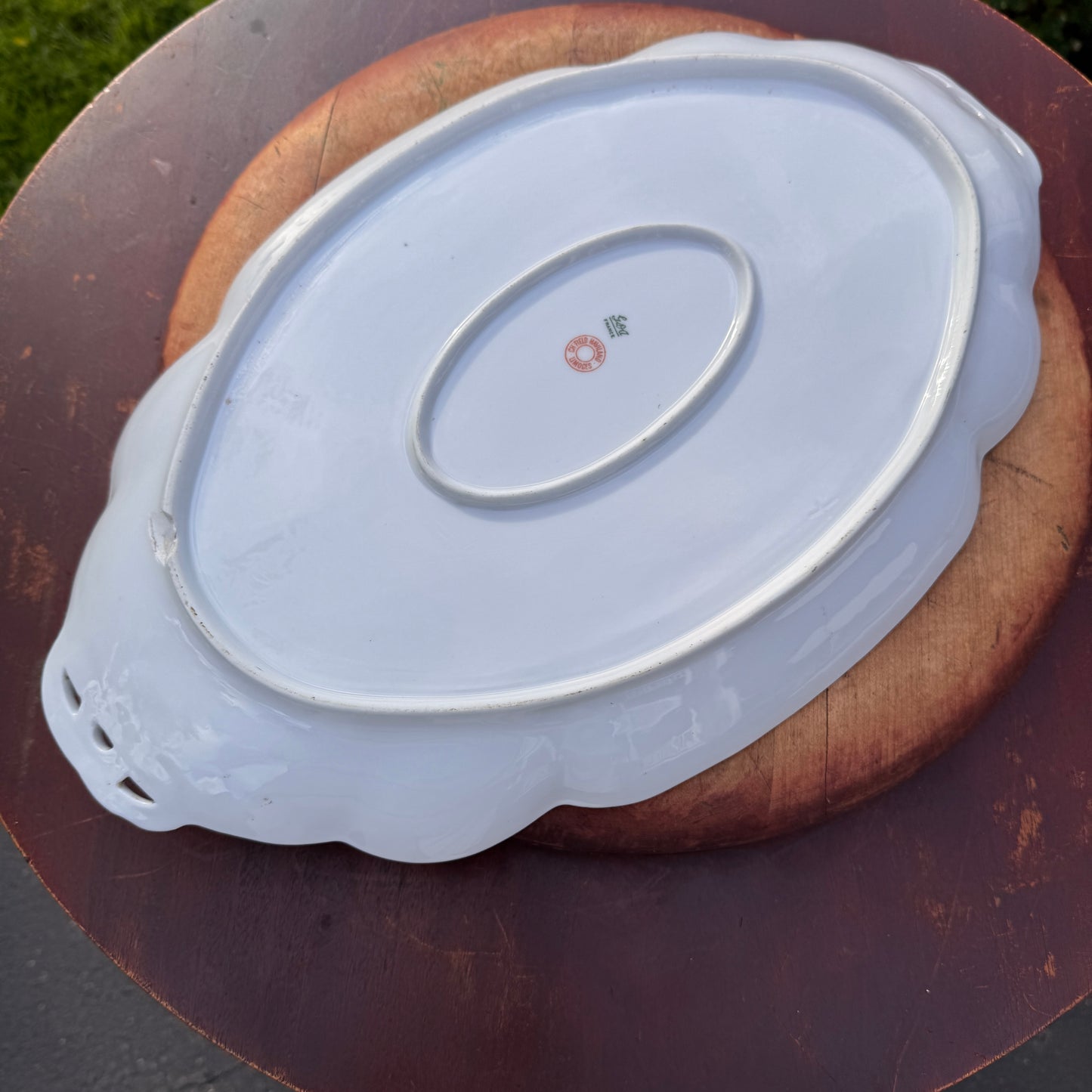 Charles Field Haviland Limoges Schleiger 400 Double Handled French Serving Dish