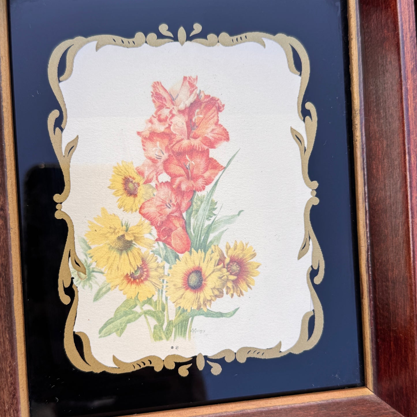 Pair of Franklin Picture Frame Company Chicago Vintage Botanical Prints