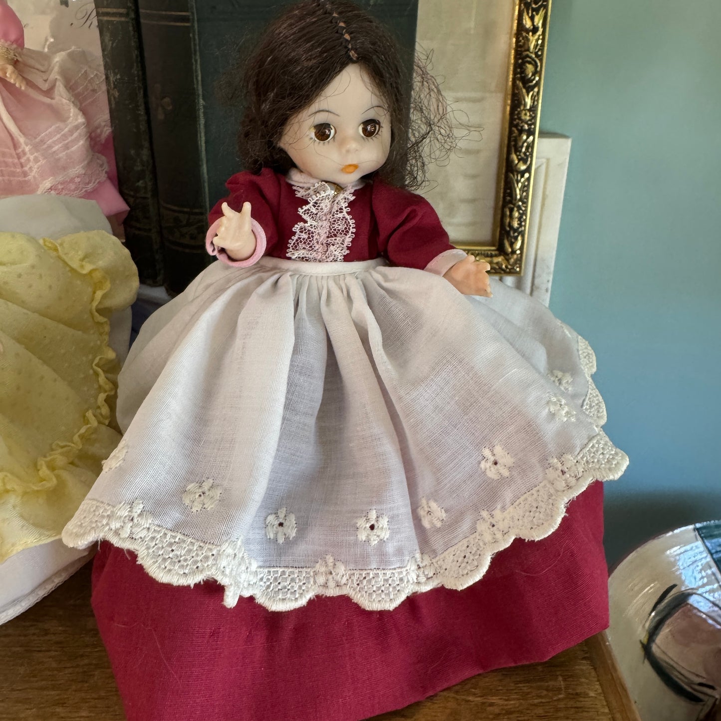 Vintage Alexander-Kins Little Women Marmee, Meg, Amy,Jo, and Beth Dolls