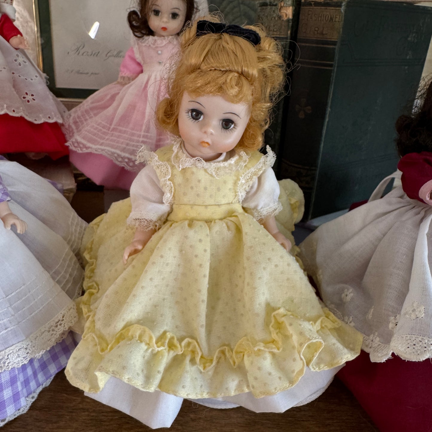 Vintage Alexander-Kins Little Women Marmee, Meg, Amy,Jo, and Beth Dolls