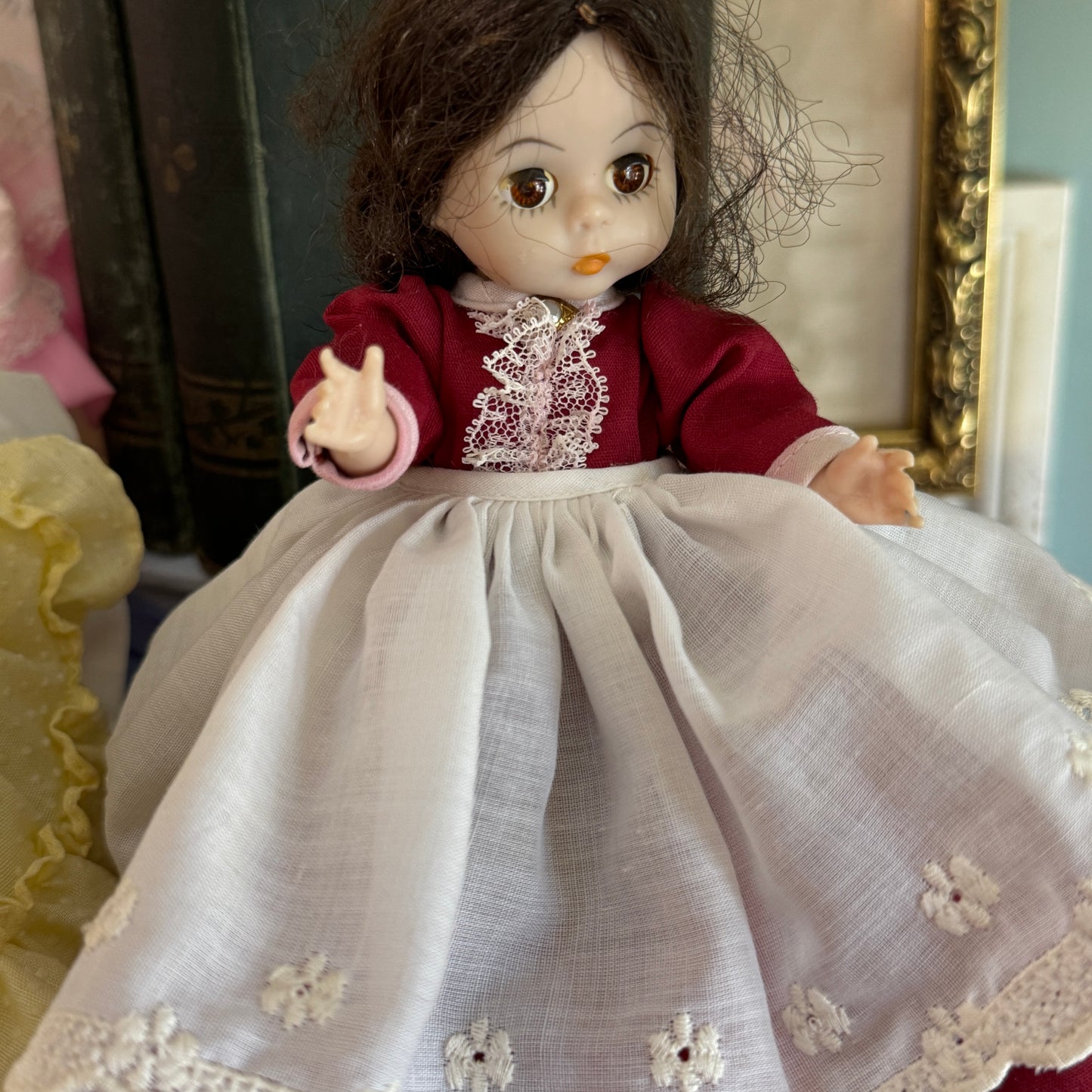 Vintage Alexander-Kins Little Women Marmee, Meg, Amy,Jo, and Beth Dolls