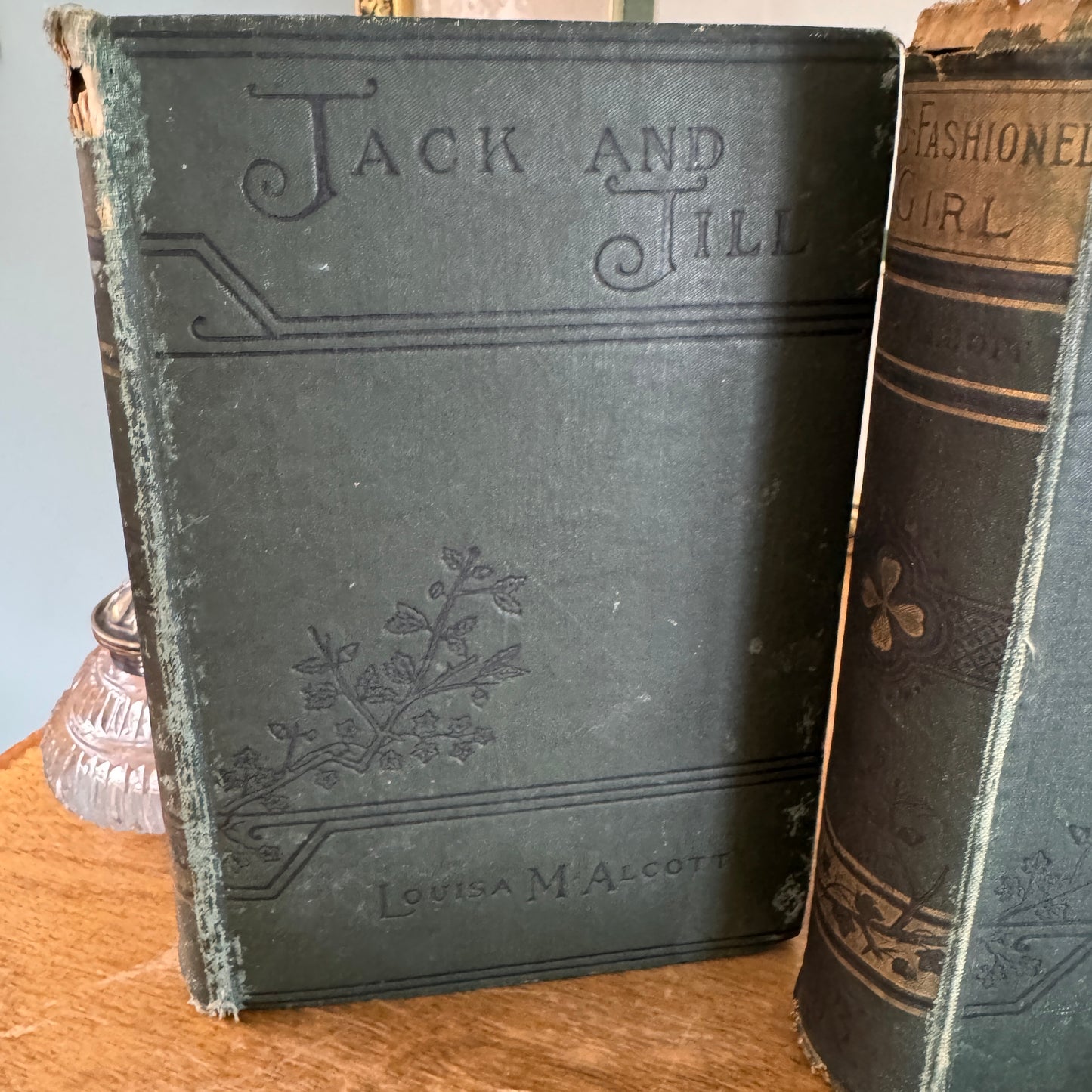 Antique Jack & Jill A Village Story and Old Fashioned Girl Louisa May Alcott Book