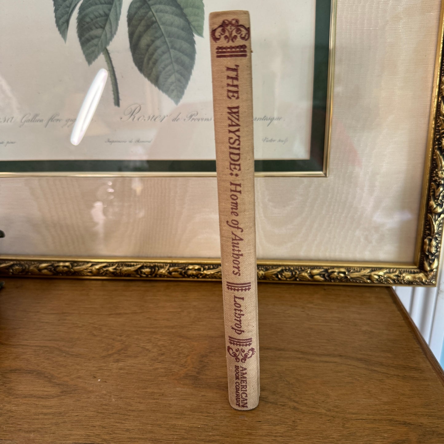 The Wayside: Home of Authors Margaret Lothrop 1940 Signed Book