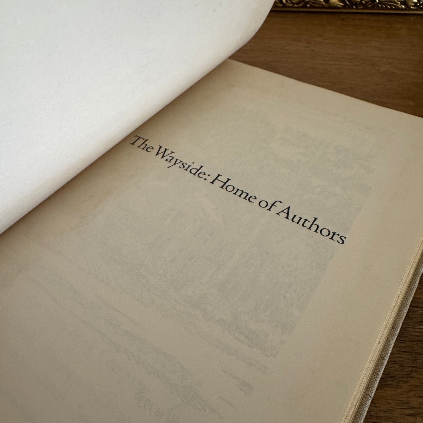 The Wayside: Home of Authors Margaret Lothrop 1940 Signed Book
