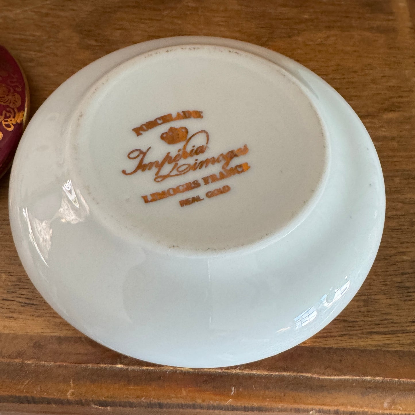 Vintage French Imperial Limoges Fragonnard Trinket Box