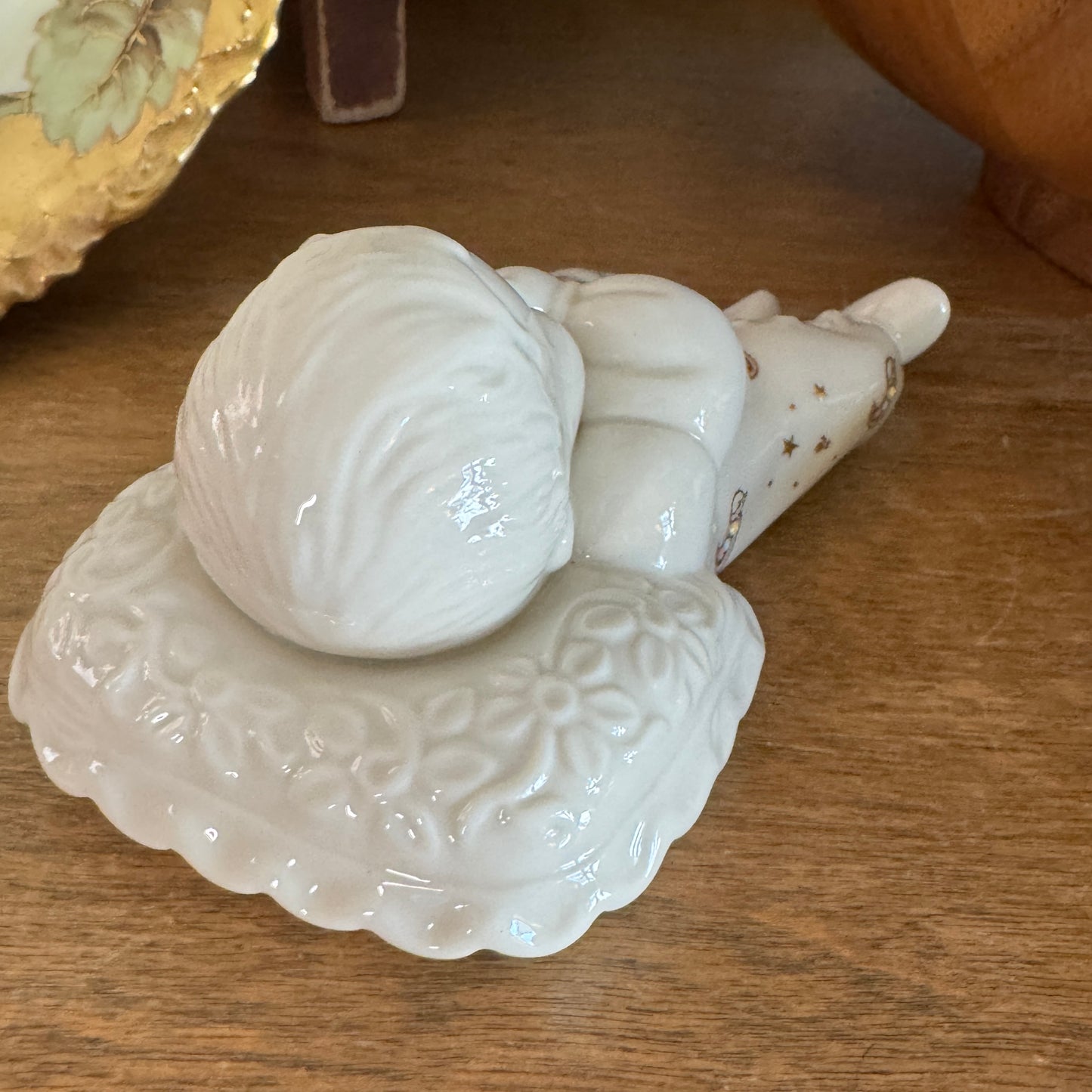 Vintage Lenox China Jewels Collection Hush Little Baby Figurine
