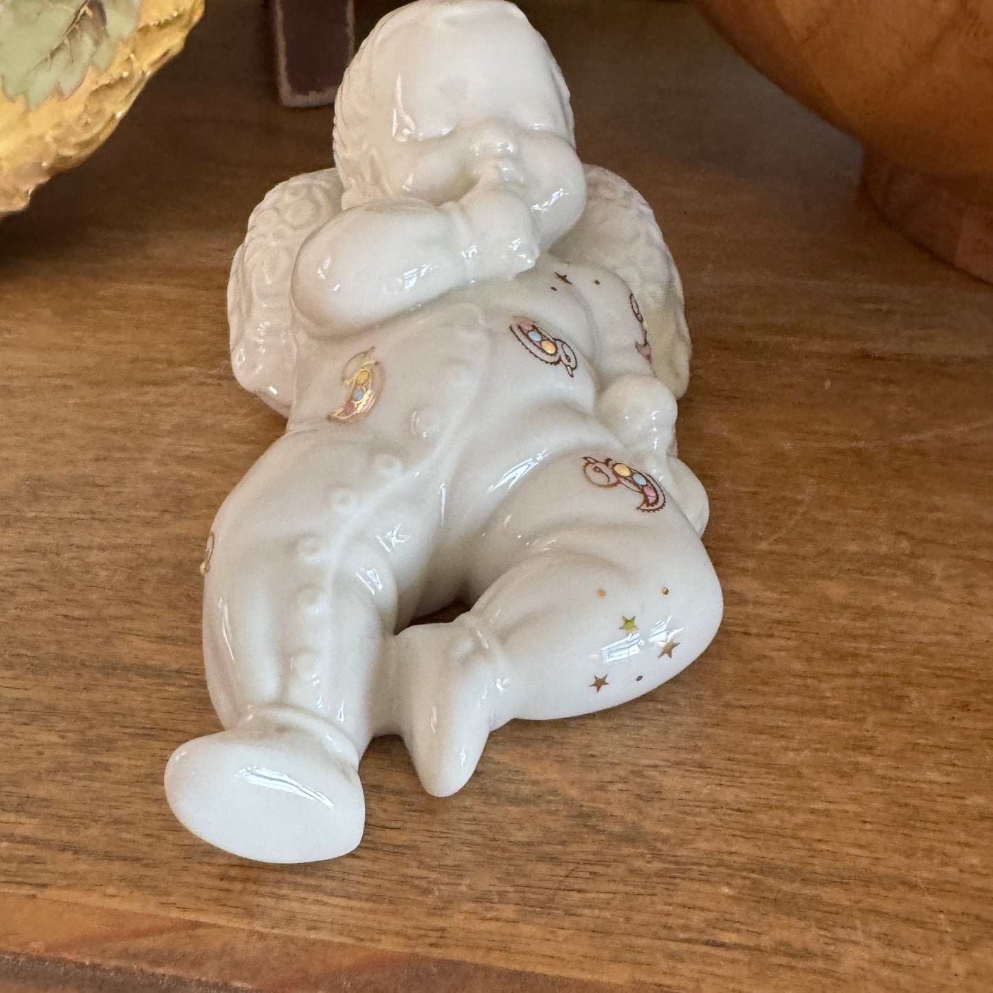 Vintage Lenox China Jewels Collection Hush Little Baby Figurine