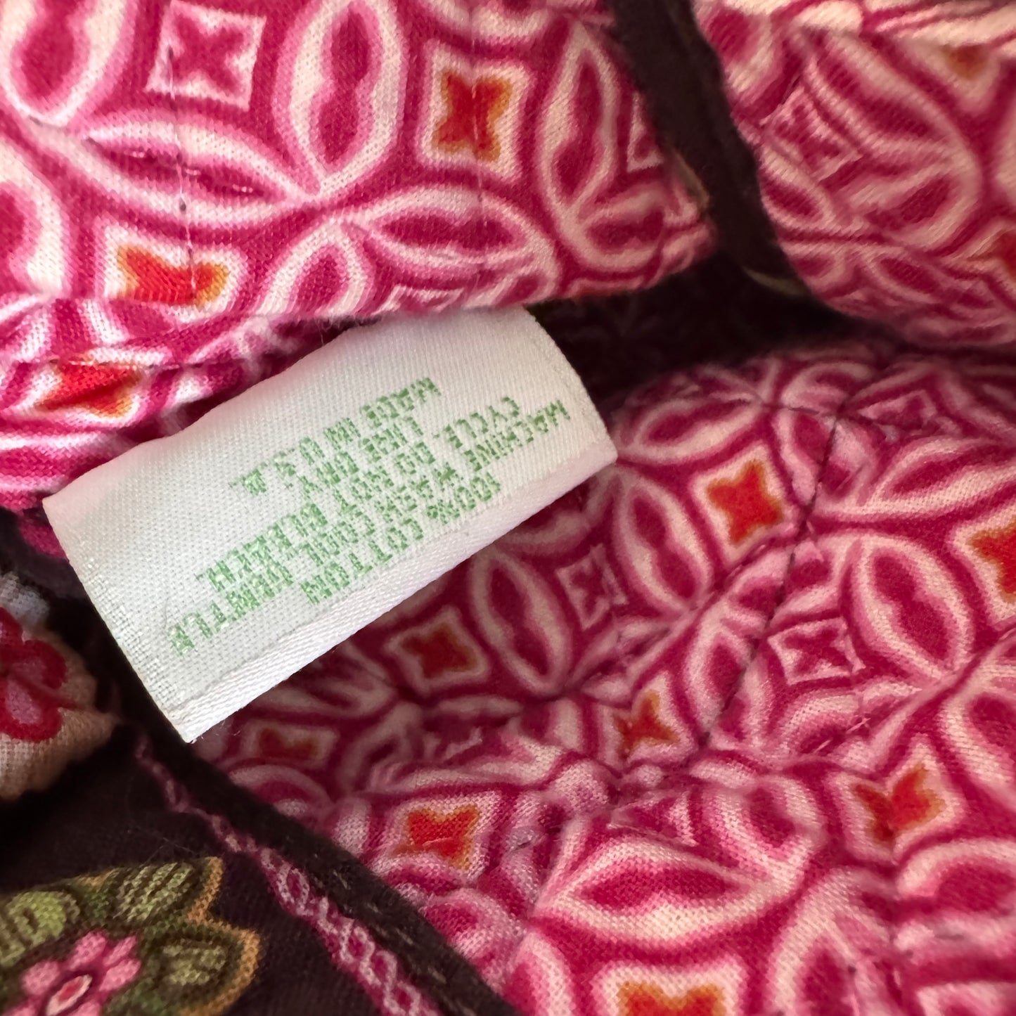 Pretty Vera Bradley Pink Floral Tic Toc Small Tote Bag Hangbag Purse