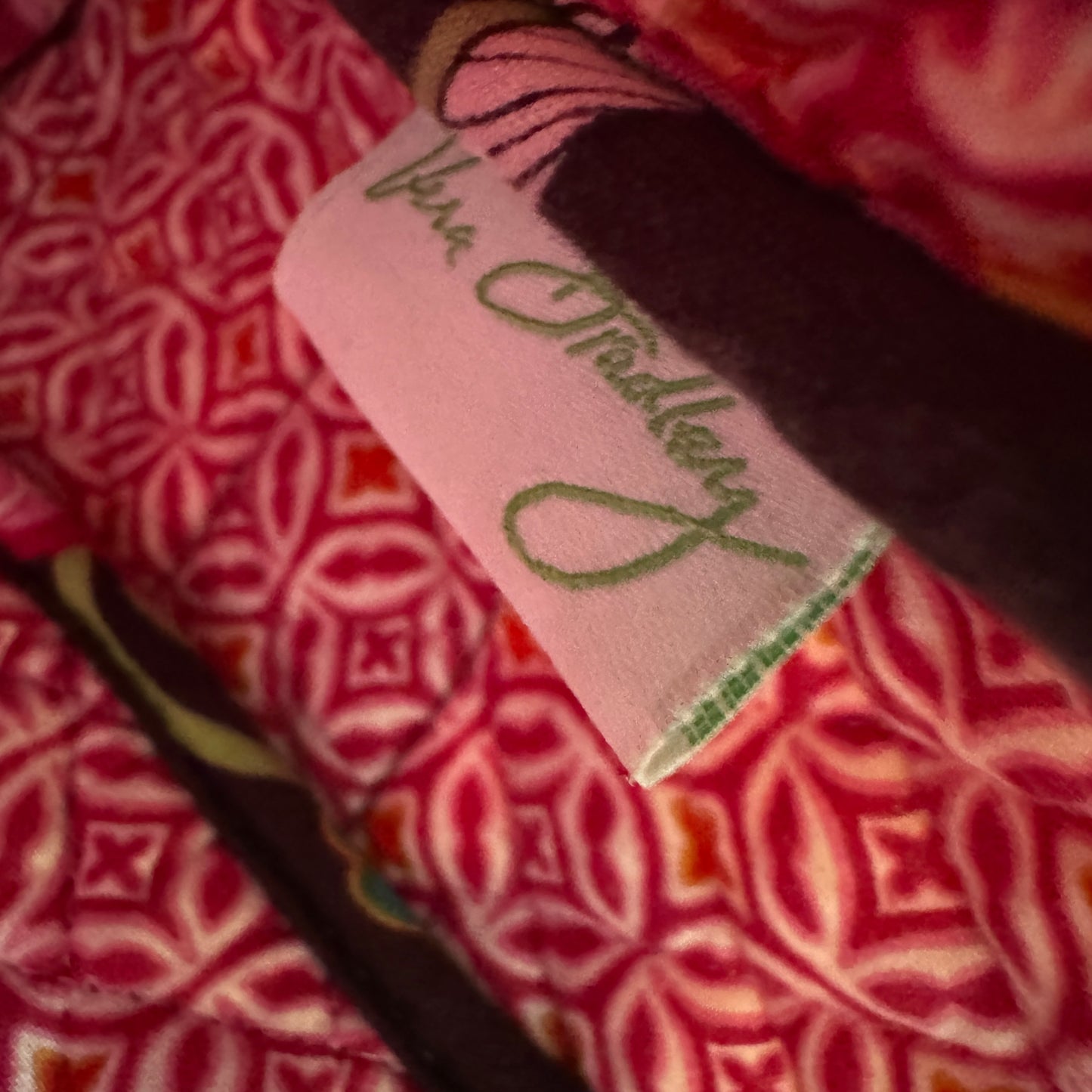 Pretty Vera Bradley Pink Floral Tic Toc Small Tote Bag Hangbag Purse