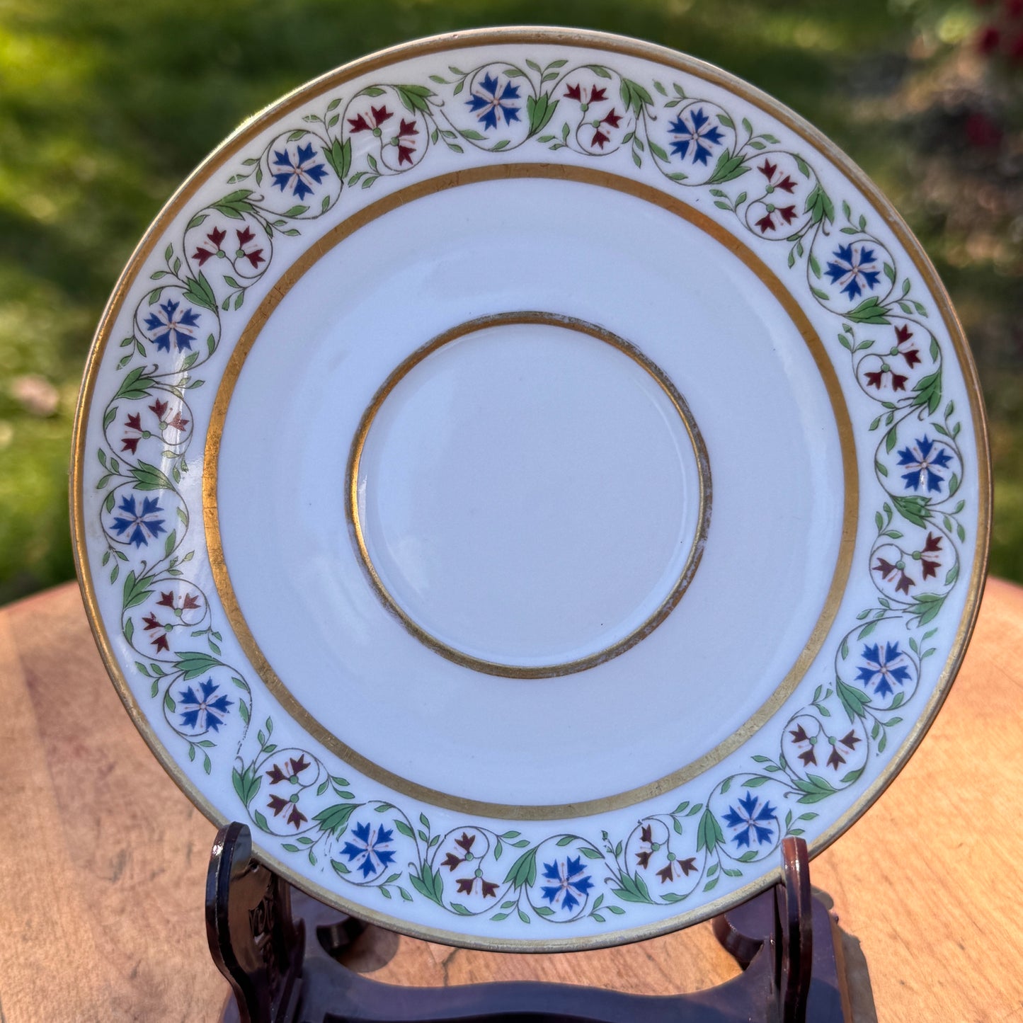 Vintage C H Field Haviland Limoges GDA French Demitasse Cup and Saucer