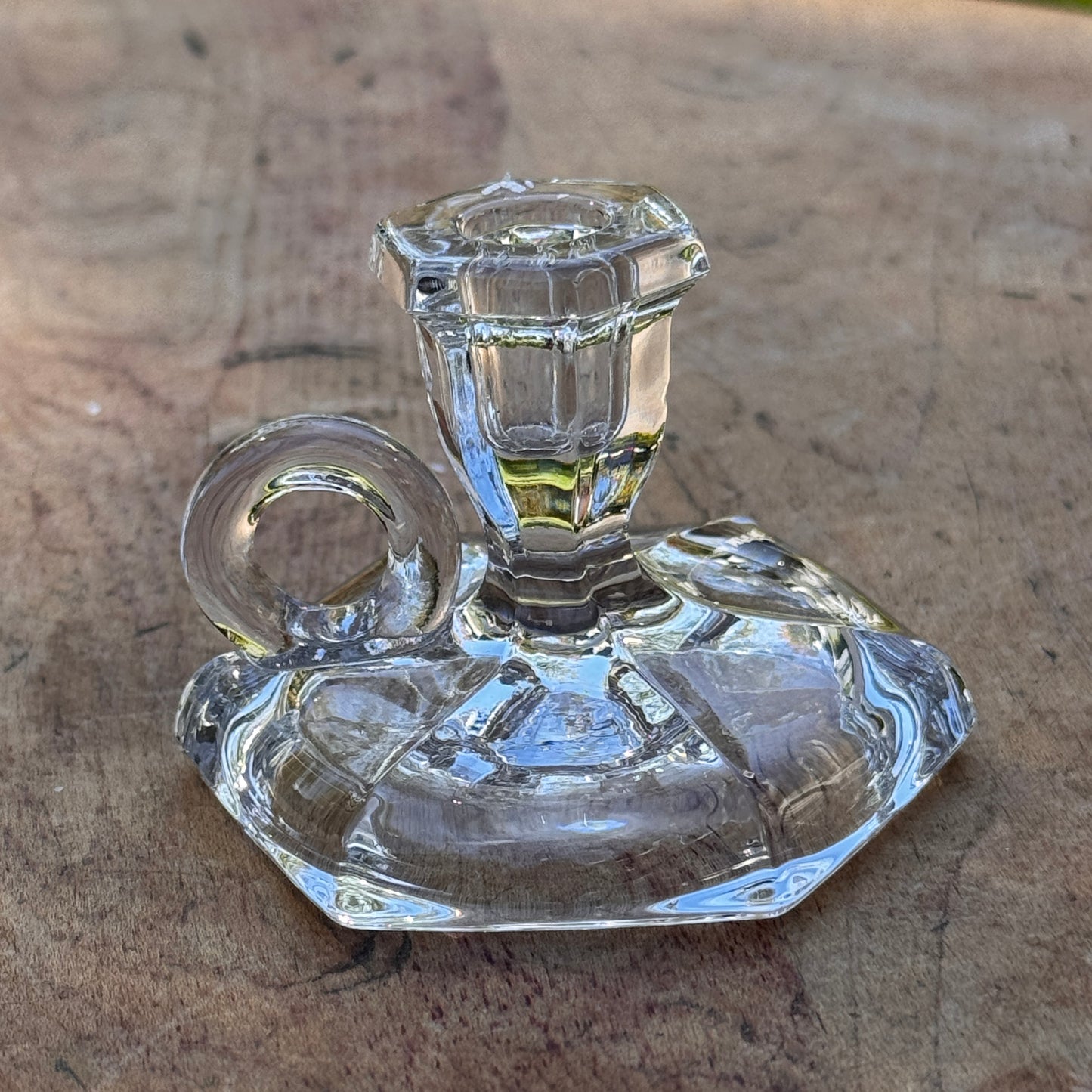 Vintage Toy Imperial Glass Candlestick