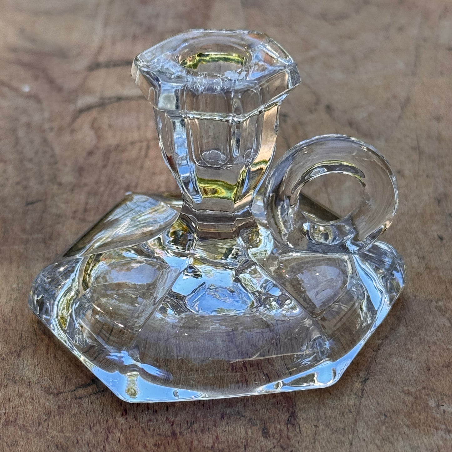 Vintage Toy Imperial Glass Candlestick