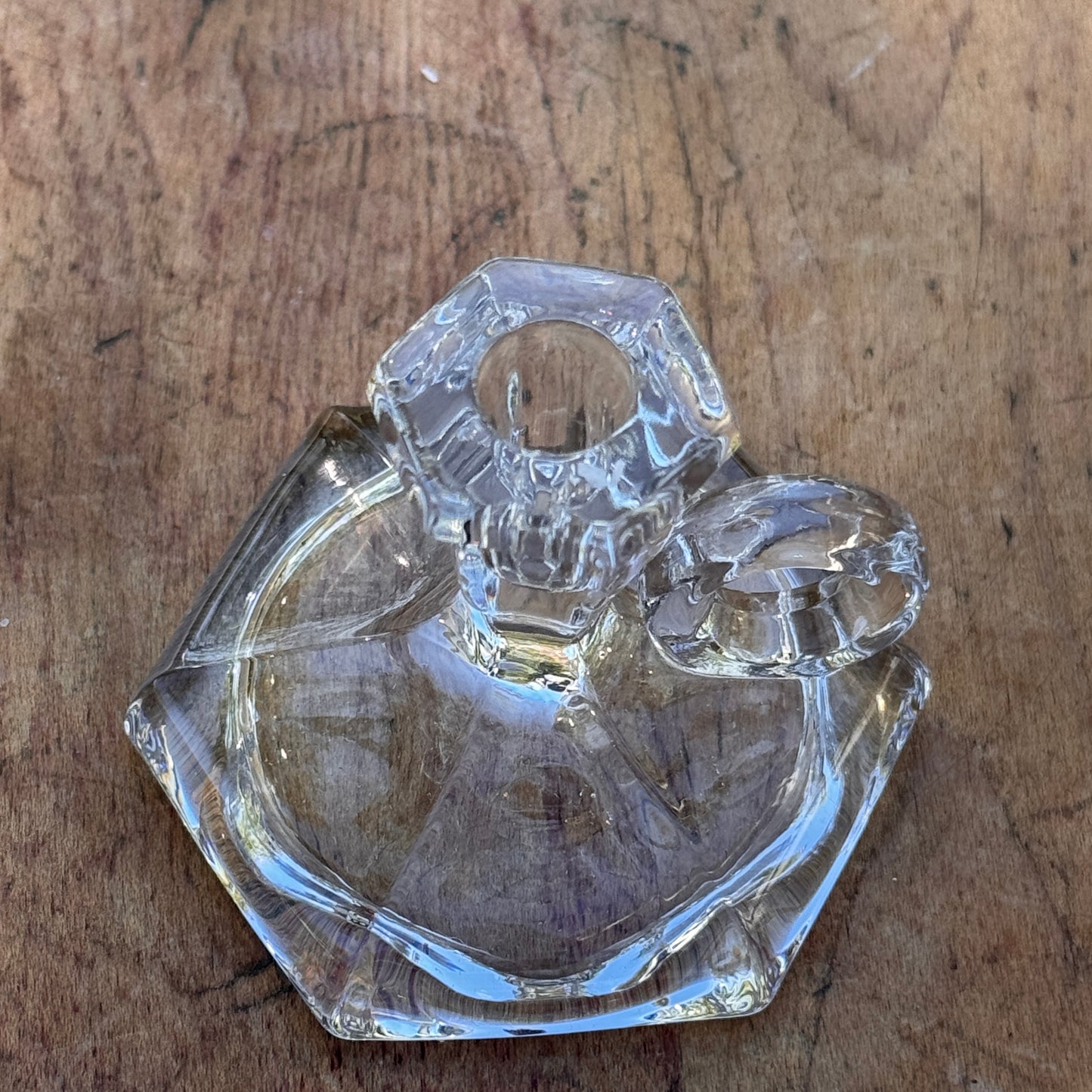 Vintage Toy Imperial Glass Candlestick