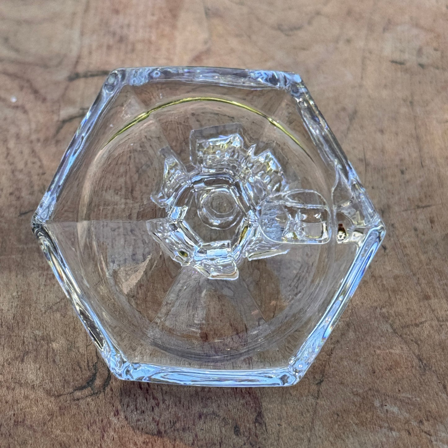 Vintage Toy Imperial Glass Candlestick