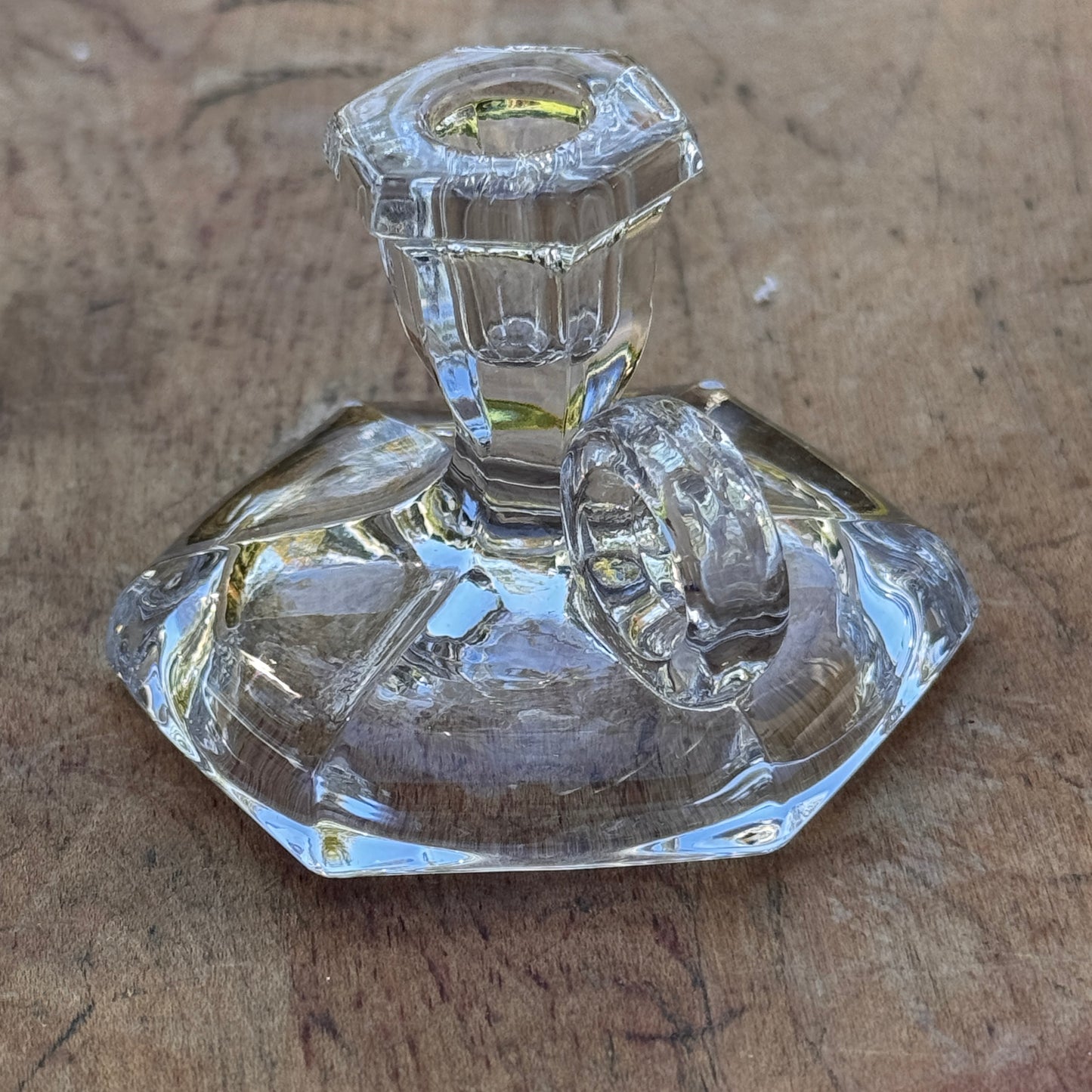 Vintage Toy Imperial Glass Candlestick