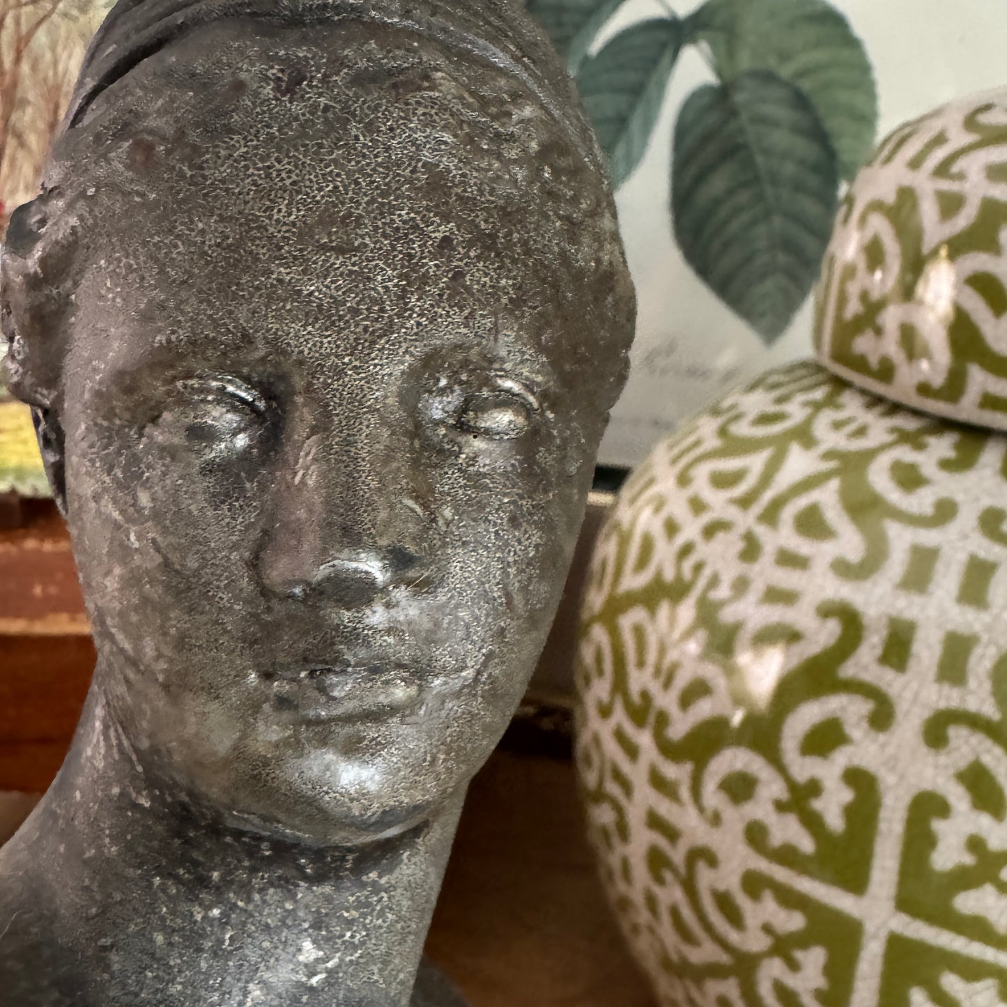 Vintage Hunt Collection Diana Goddess of the Hunt Plaster Bust