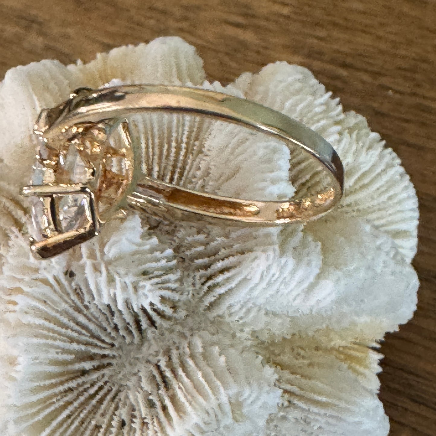10K Yellow Gold Marquise Ring Size 7.5